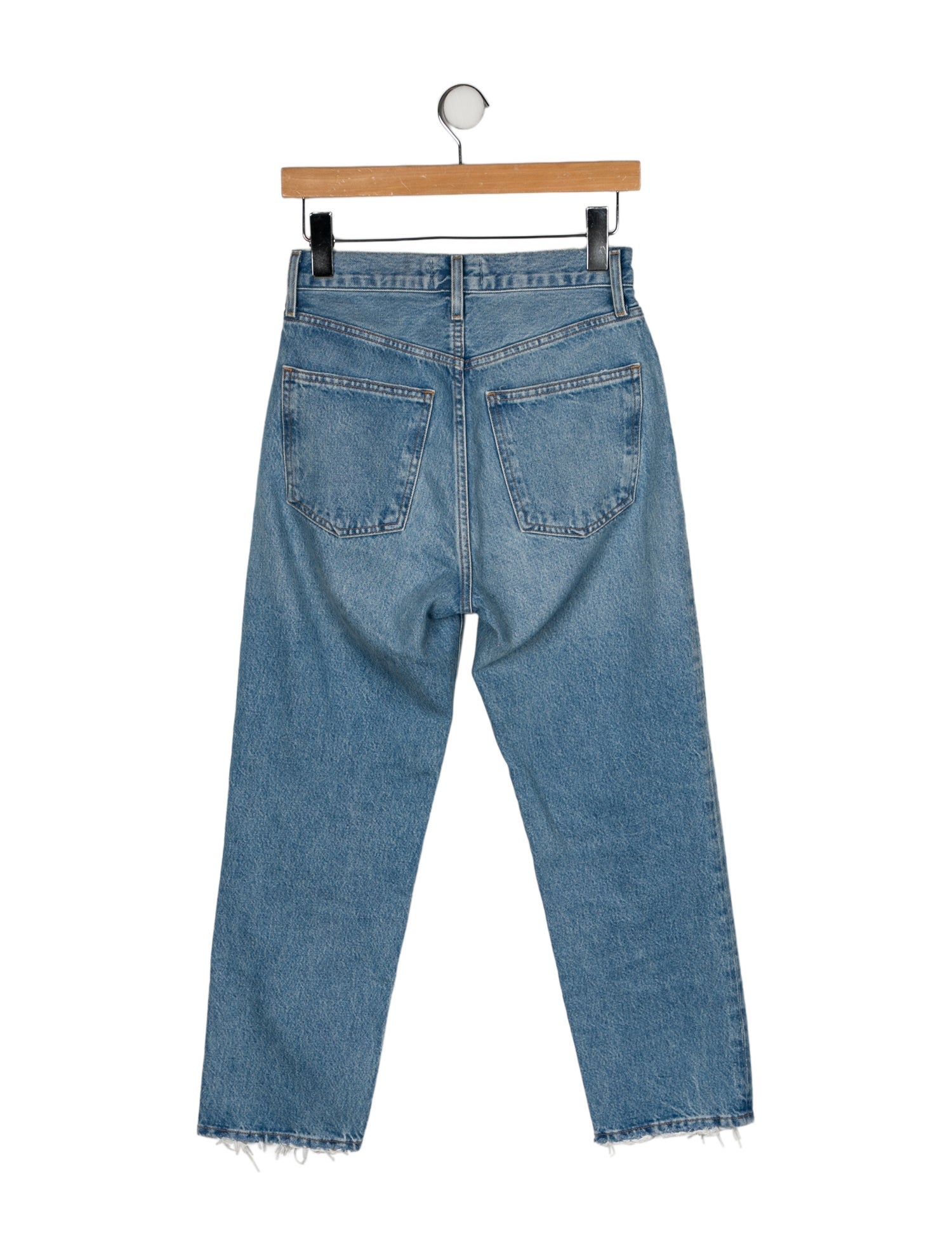 AGOLDE High-Rise Straight Leg Jeans
