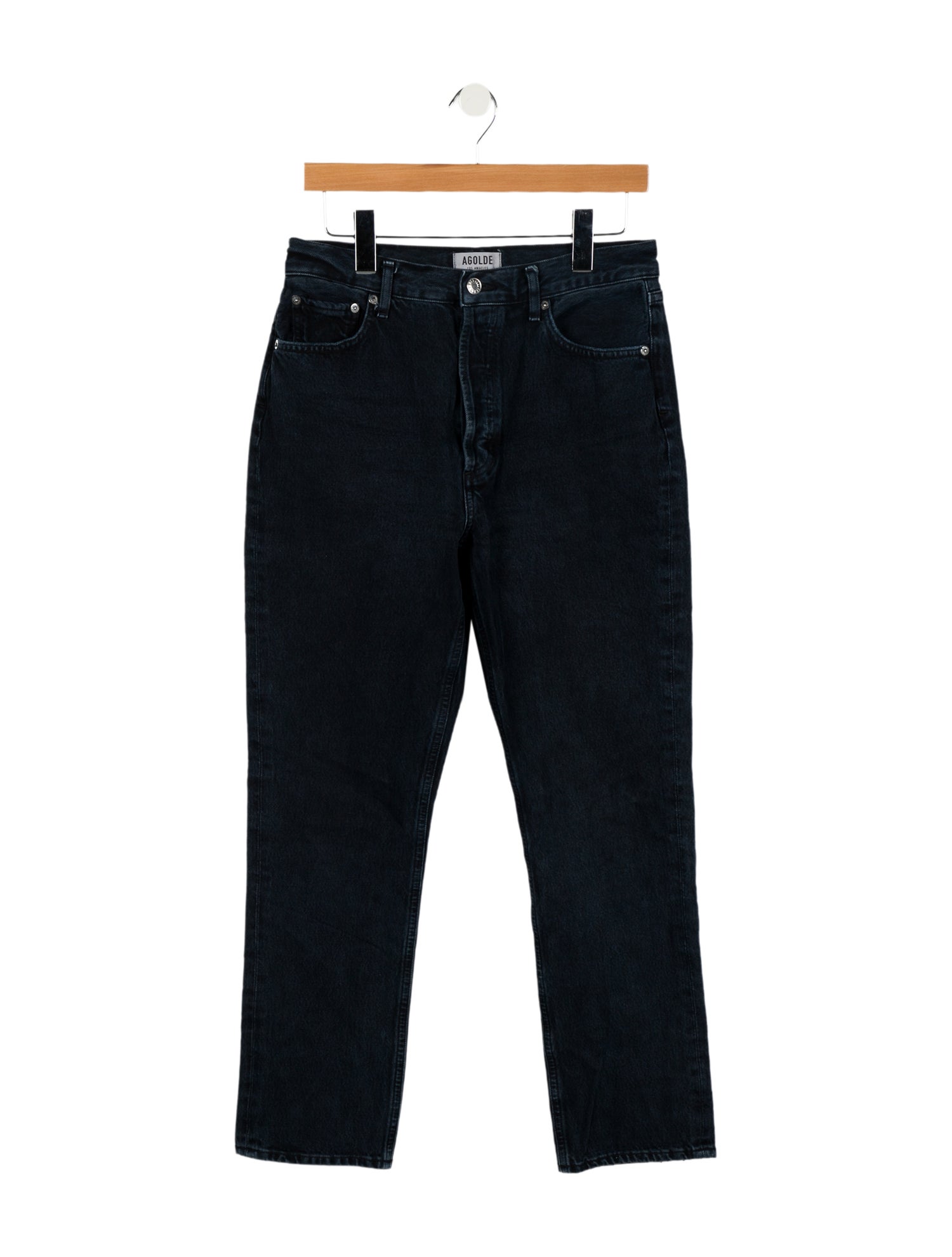 AGOLDE High-Rise Straight Leg Jeans