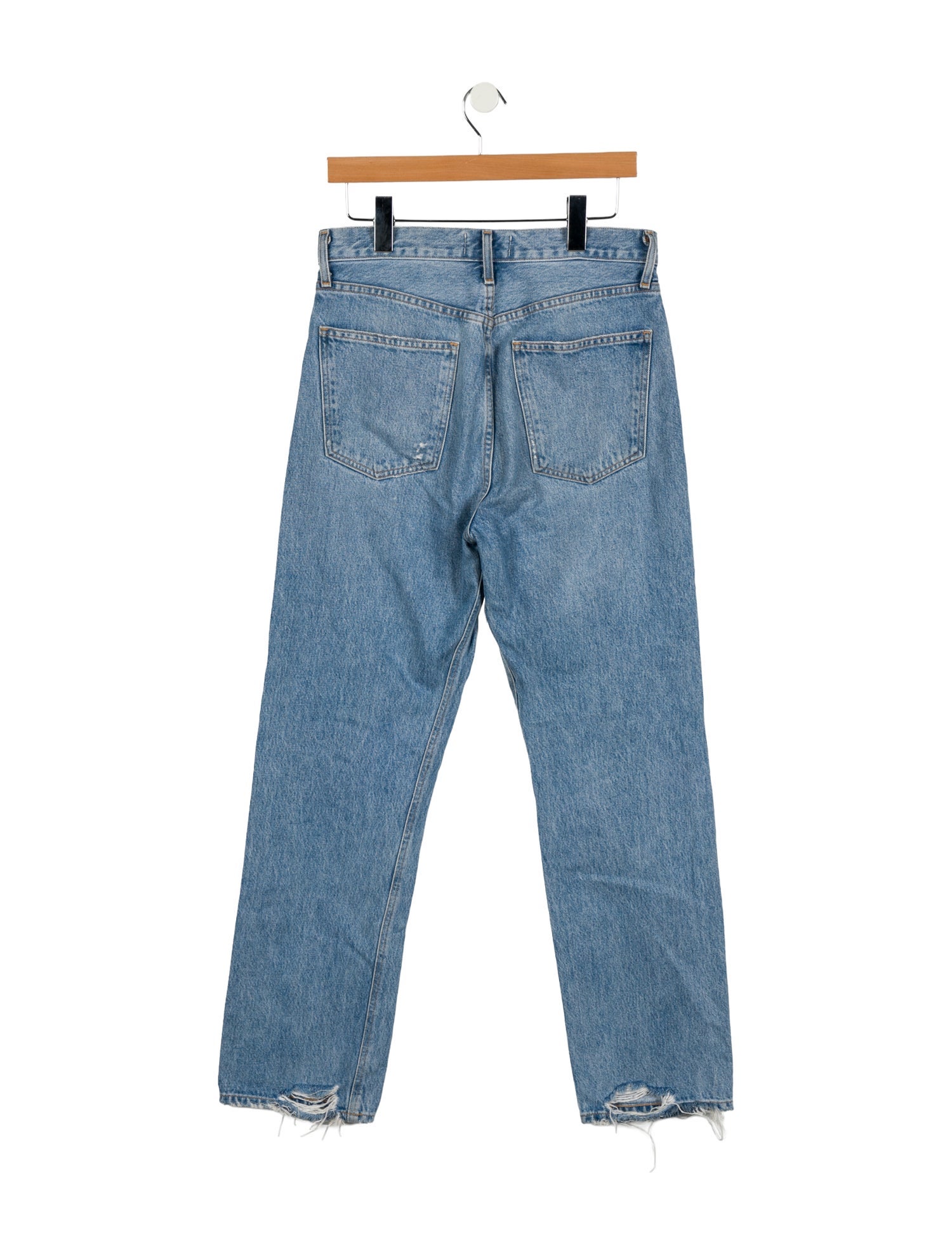 AGOLDE High-Rise Straight Leg Jeans