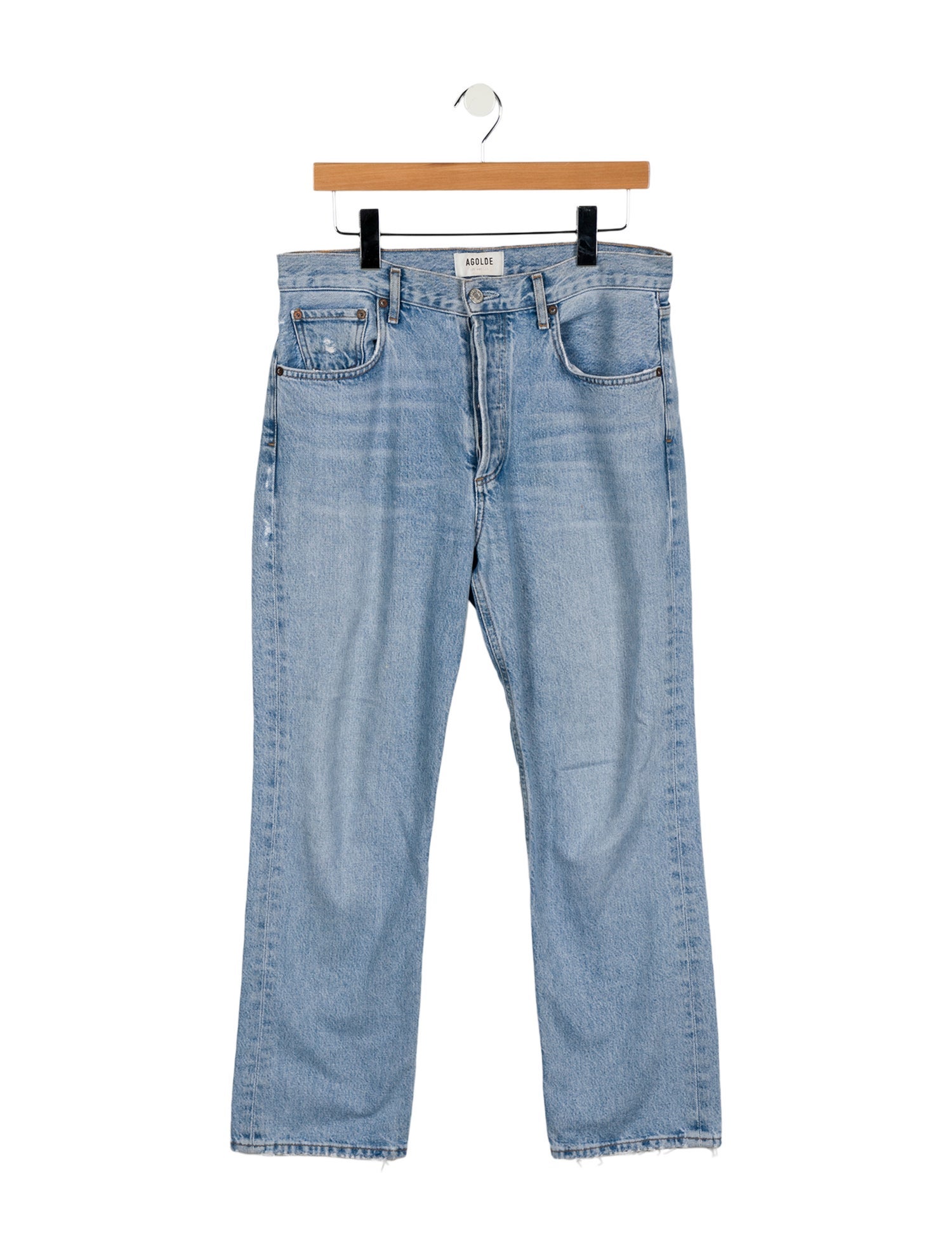 AGOLDE High-Rise Straight Leg Jeans