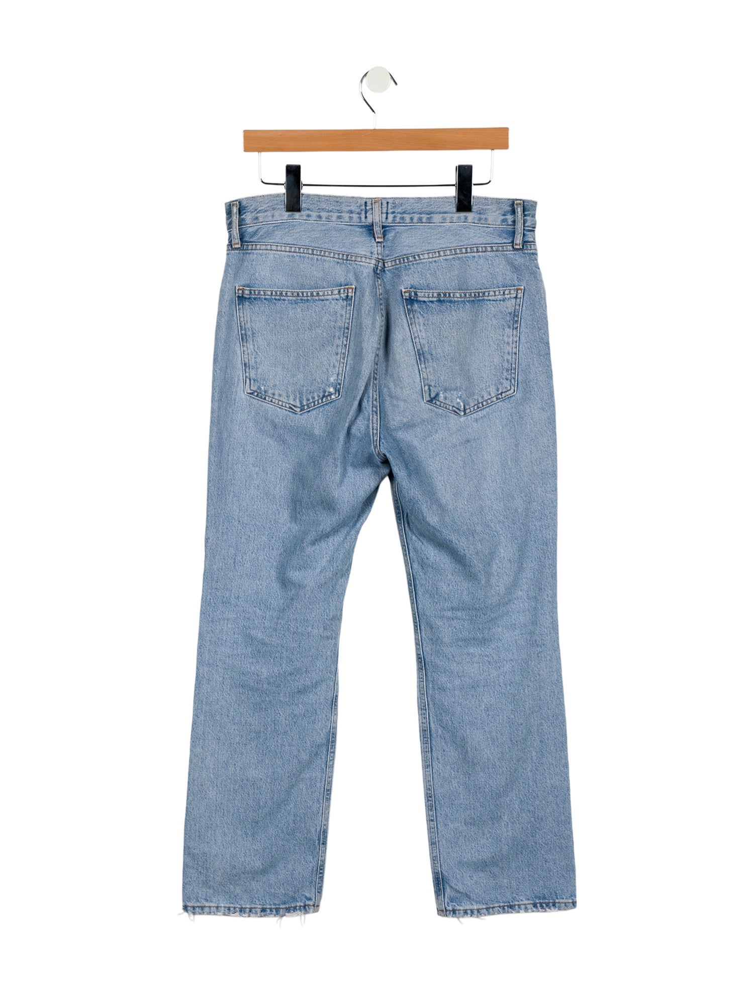 AGOLDE High-Rise Straight Leg Jeans