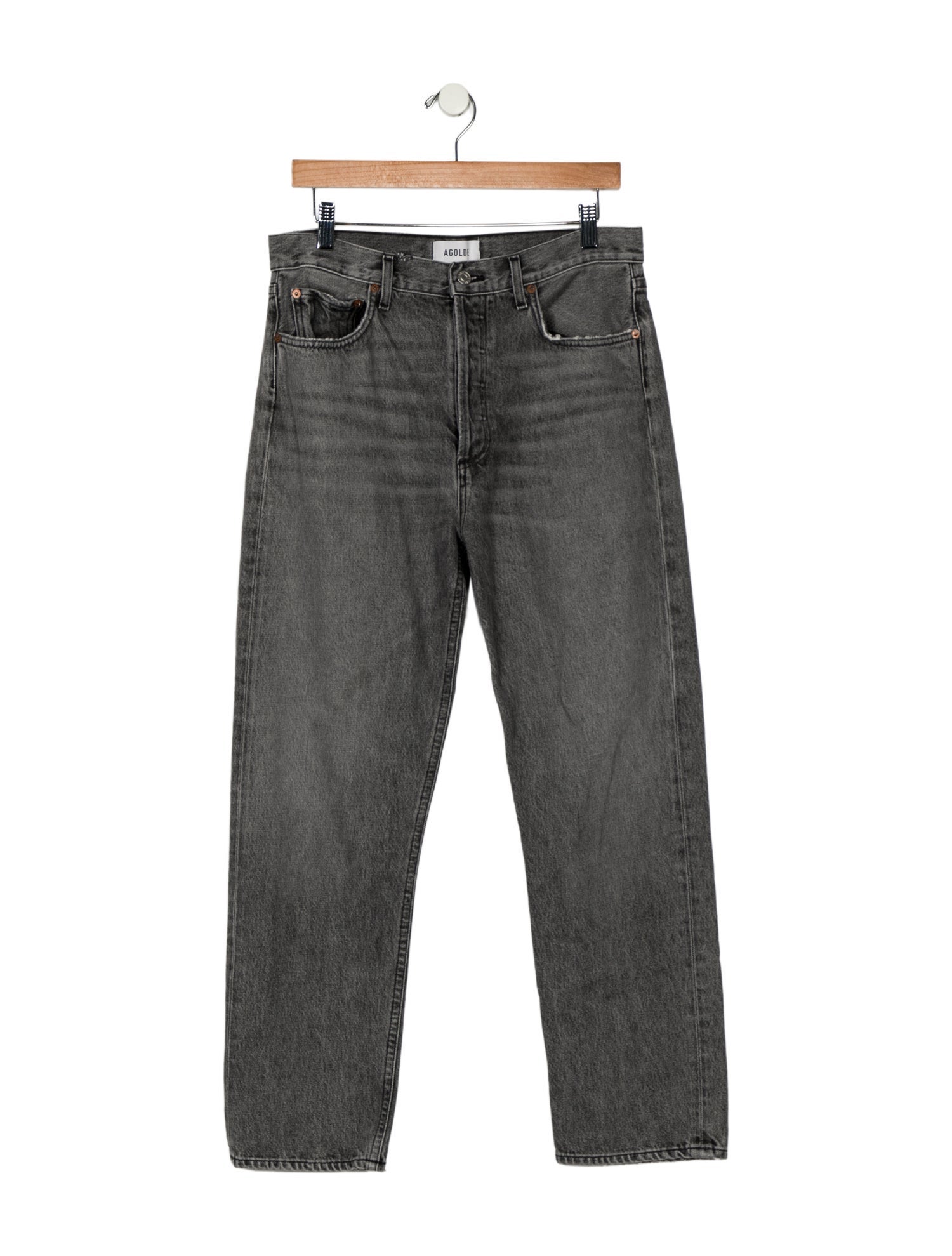 AGOLDE High-Rise Straight Leg Jeans