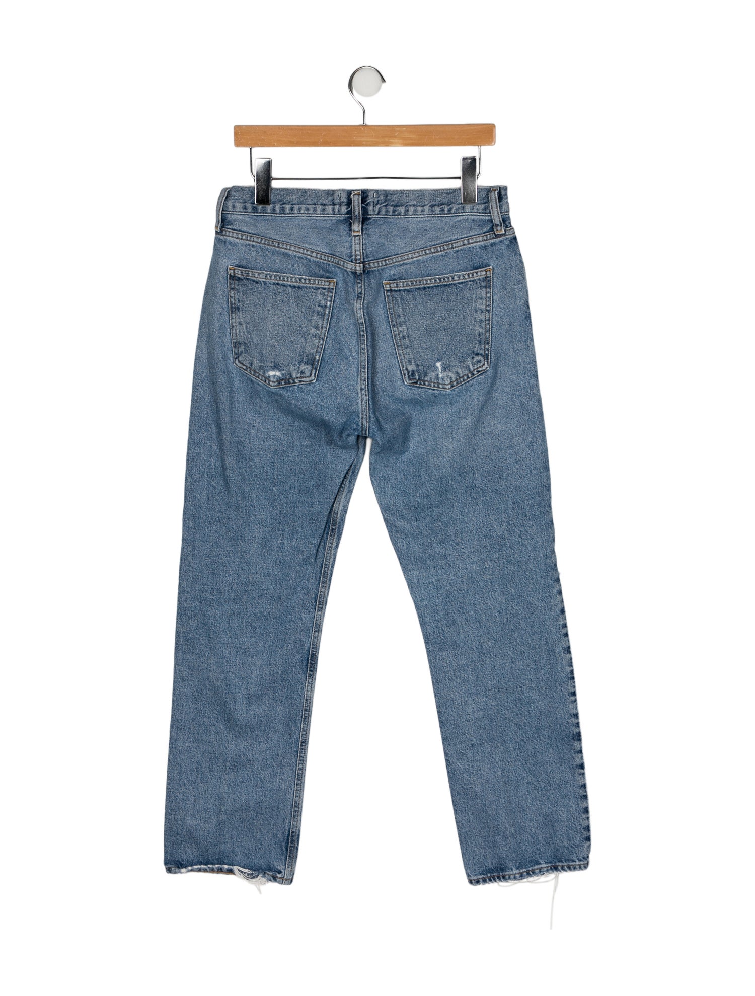 AGOLDE High-Rise Straight Leg Jeans