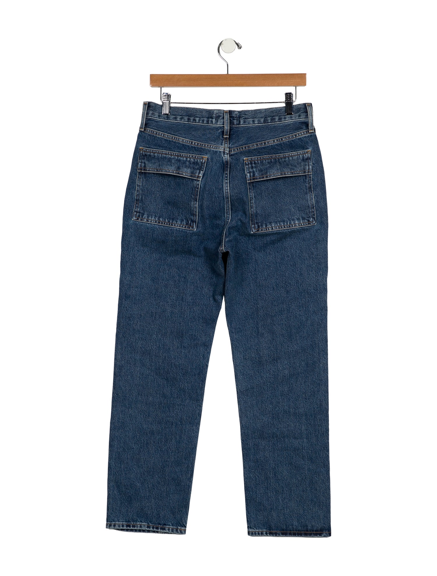 AGOLDE High-Rise Straight Leg Jeans