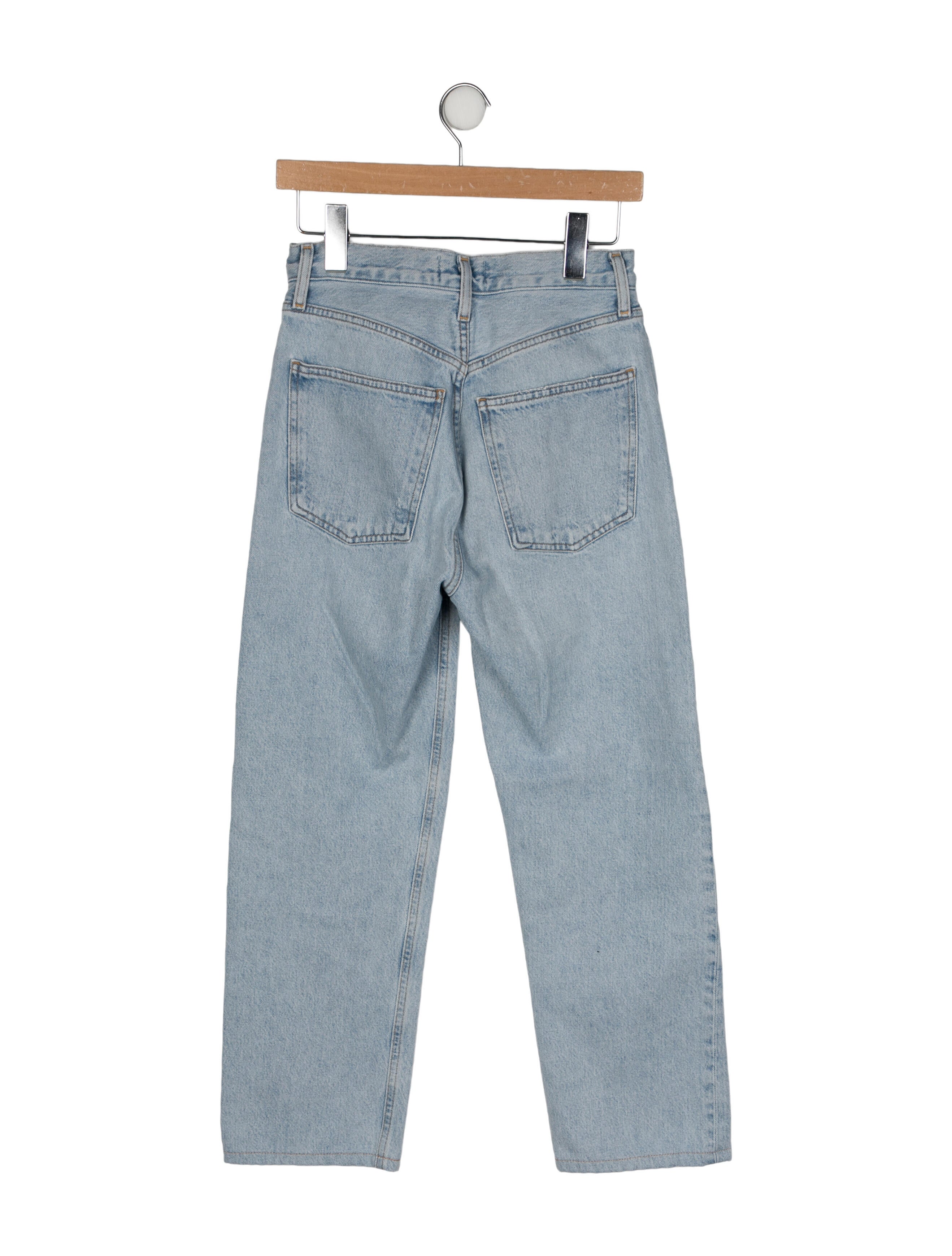 AGOLDE Mid-Rise Straight Leg Jeans