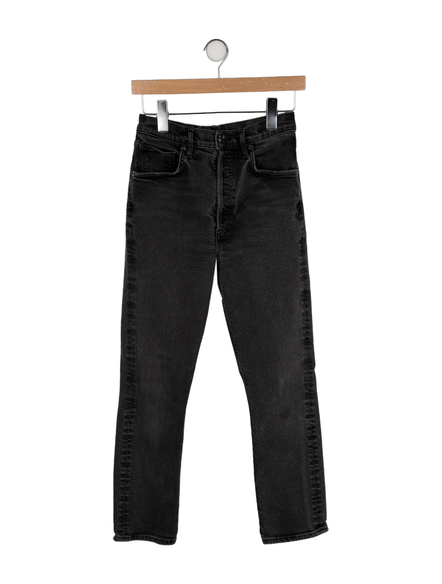 AGOLDE Mid-Rise Straight Leg Jeans