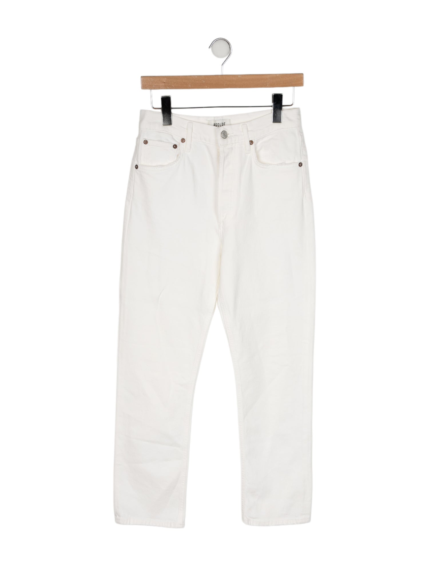 AGOLDE High-Rise Straight Leg Jeans
