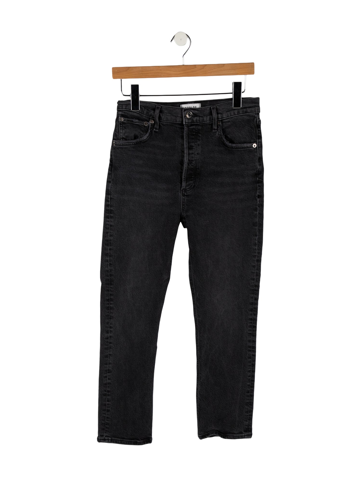AGOLDE High-Rise Straight Leg Jeans