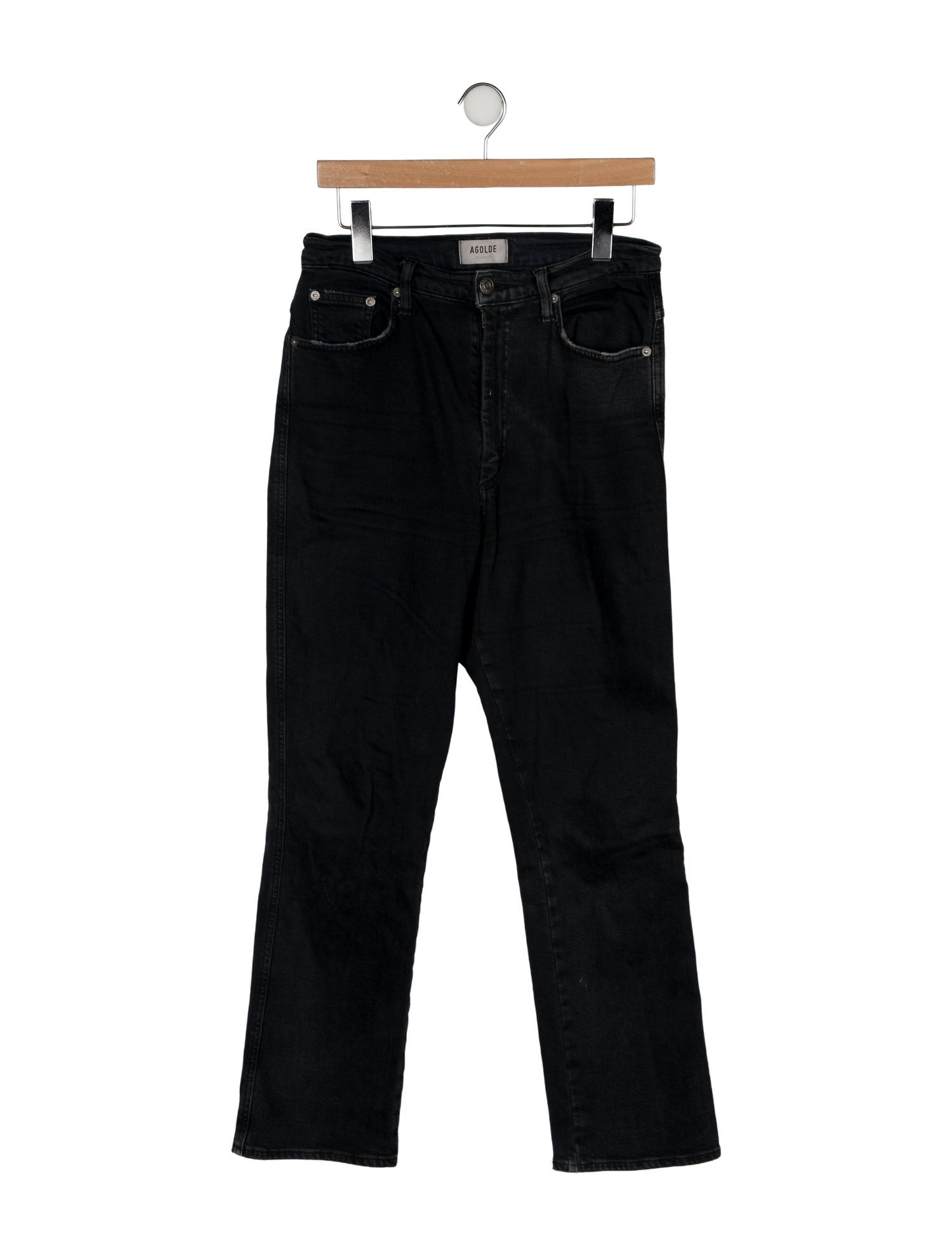 AGOLDE High-Rise Straight Leg Jeans