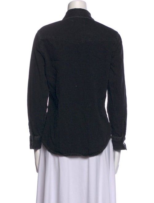 AGOLDE Long Sleeve Button-Up Top