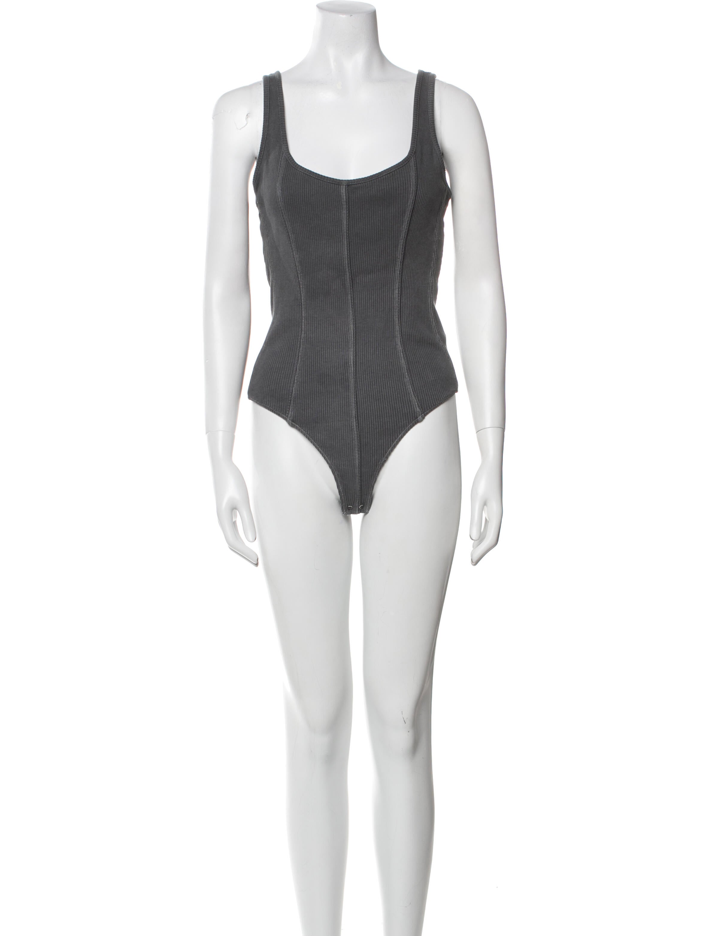 AGOLDE Scoop Neck Sleeveless Bodysuit