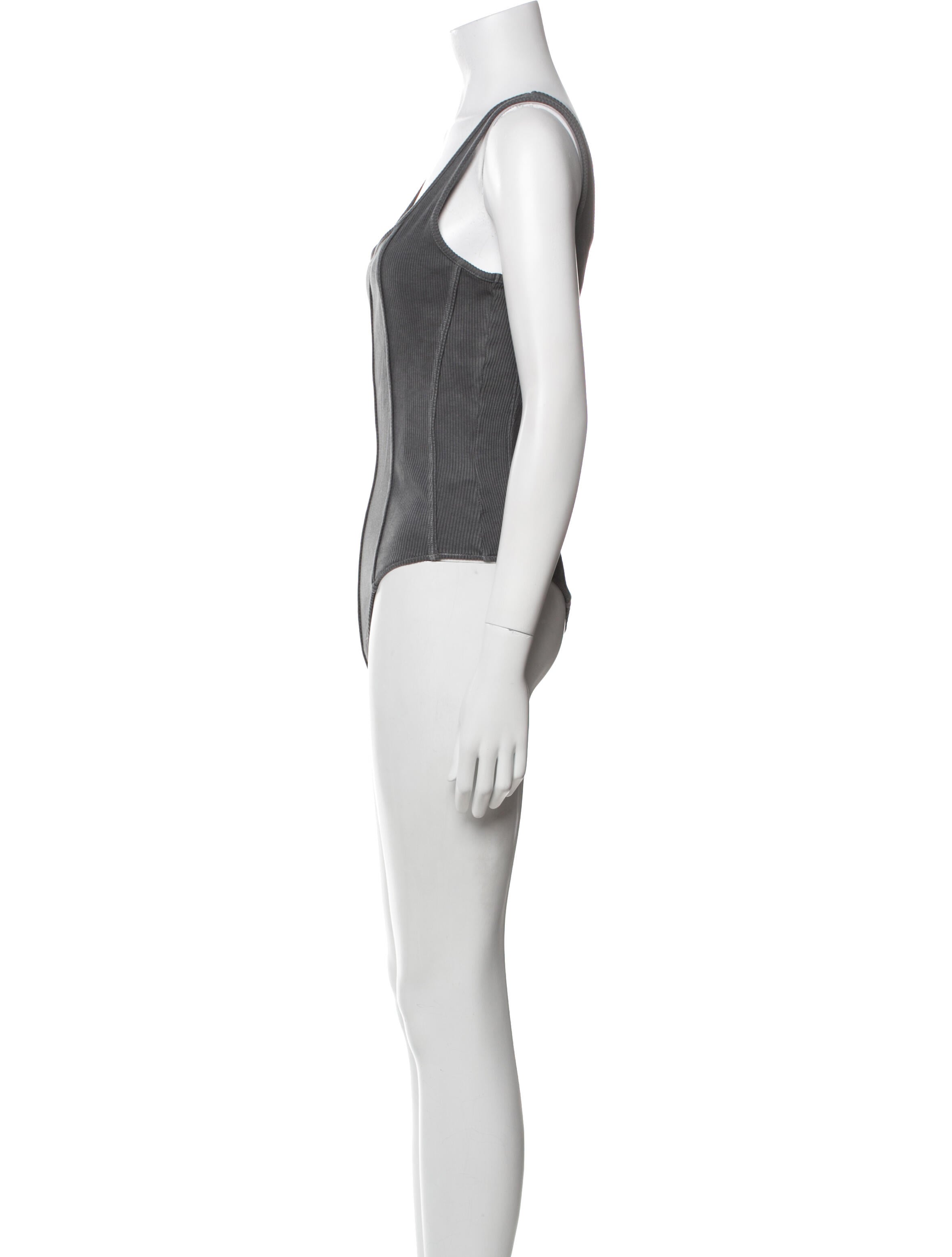 AGOLDE Scoop Neck Sleeveless Bodysuit