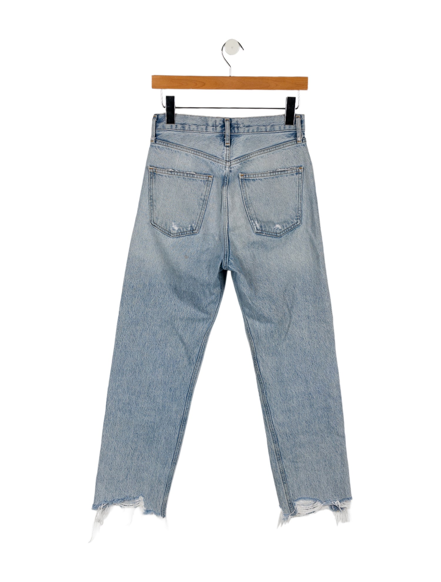 AGOLDE Mid-Rise Straight Leg Jeans