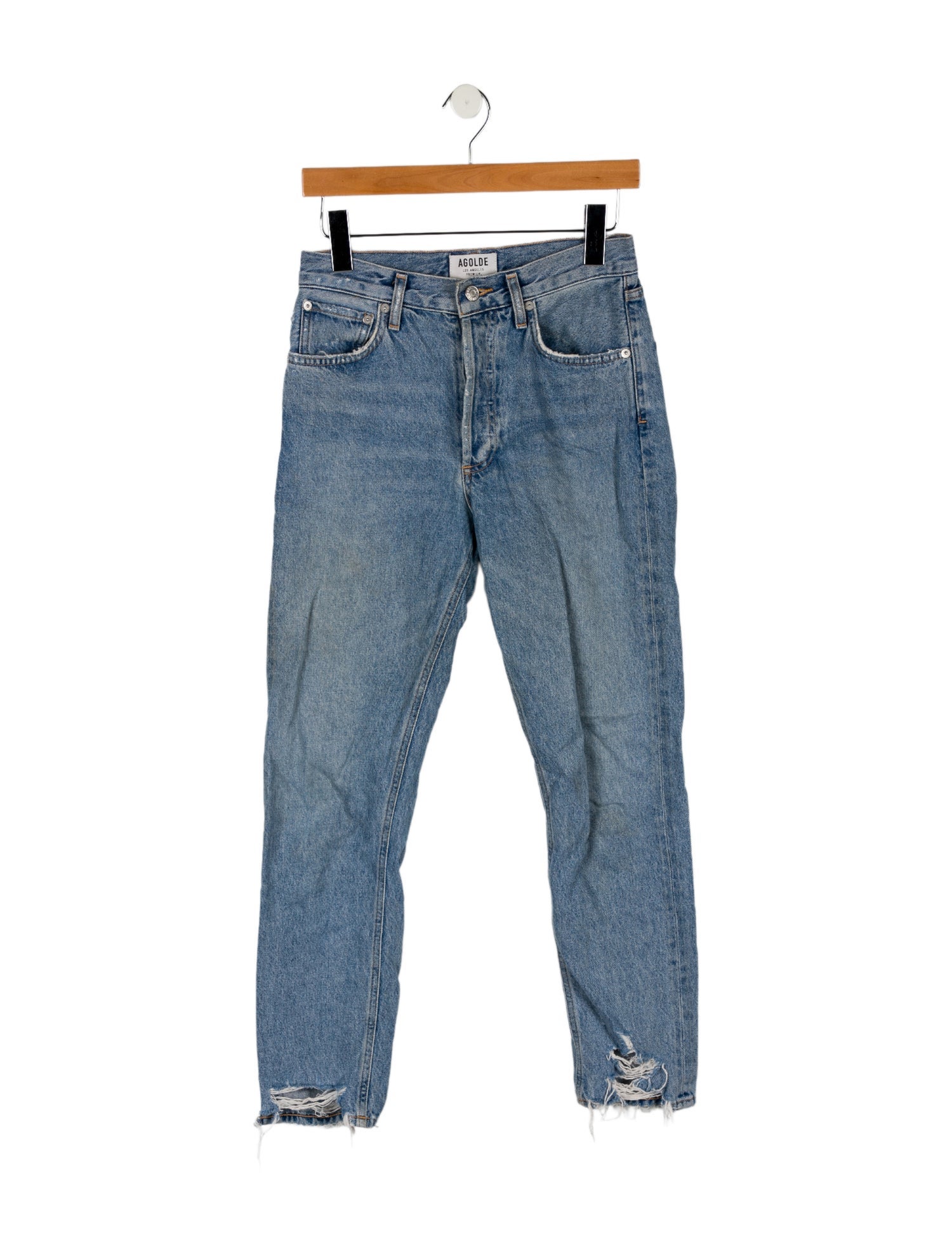 AGOLDE High-Rise Skinny Leg Jeans