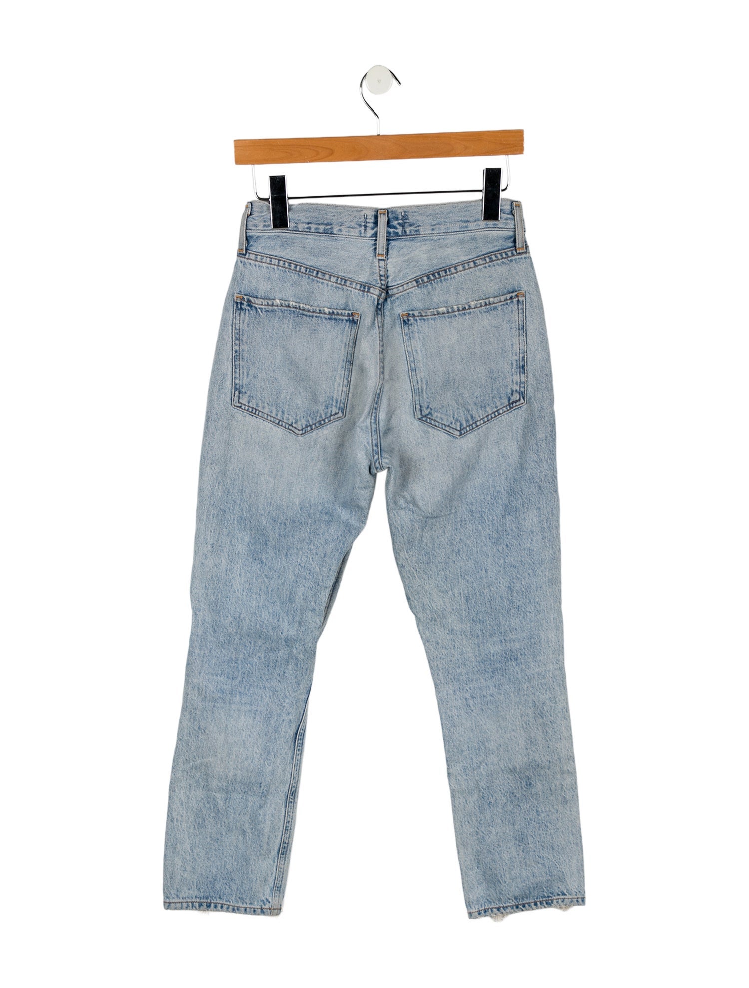 AGOLDE High-Rise Straight Leg Jeans