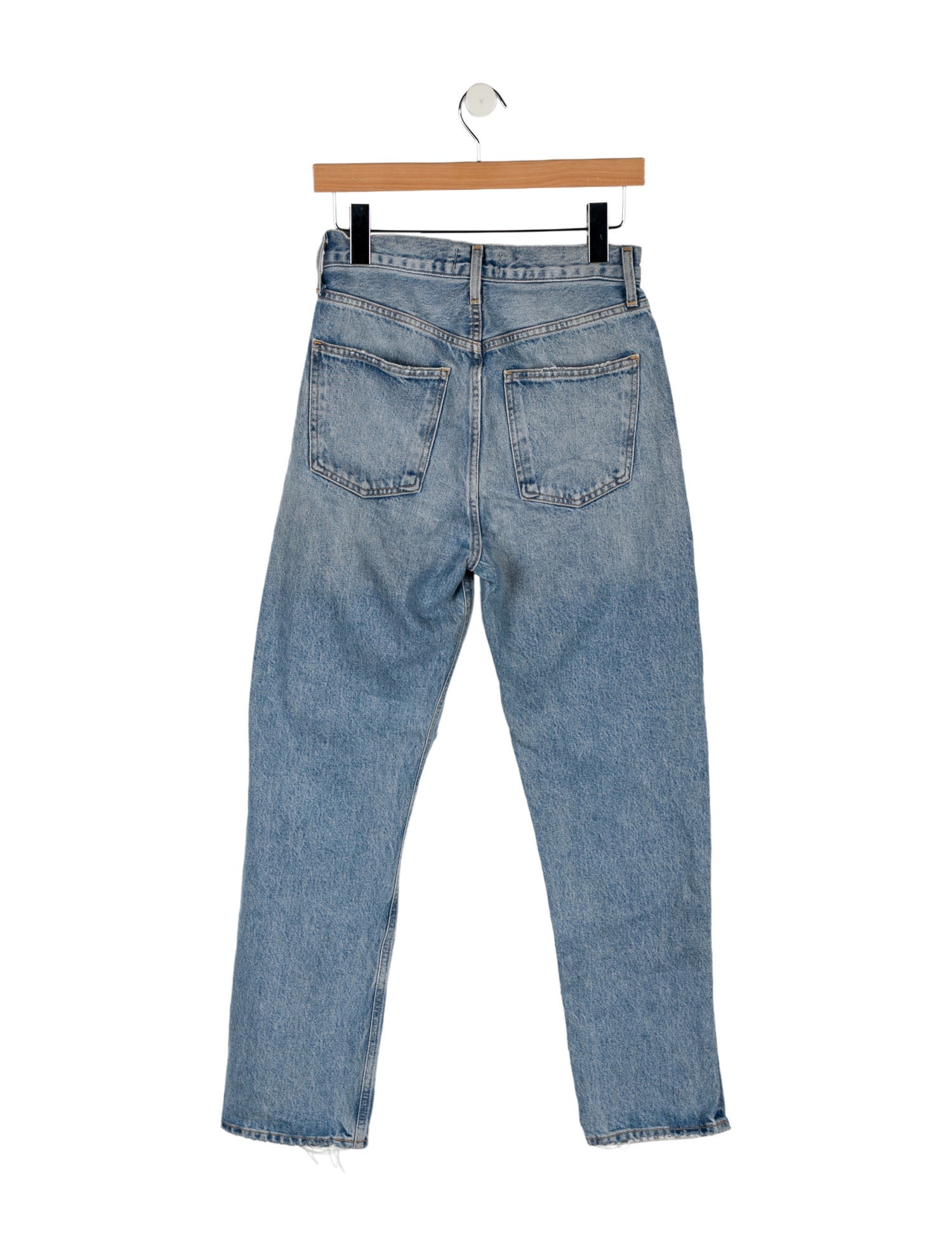 AGOLDE High-Rise Straight Leg Jeans