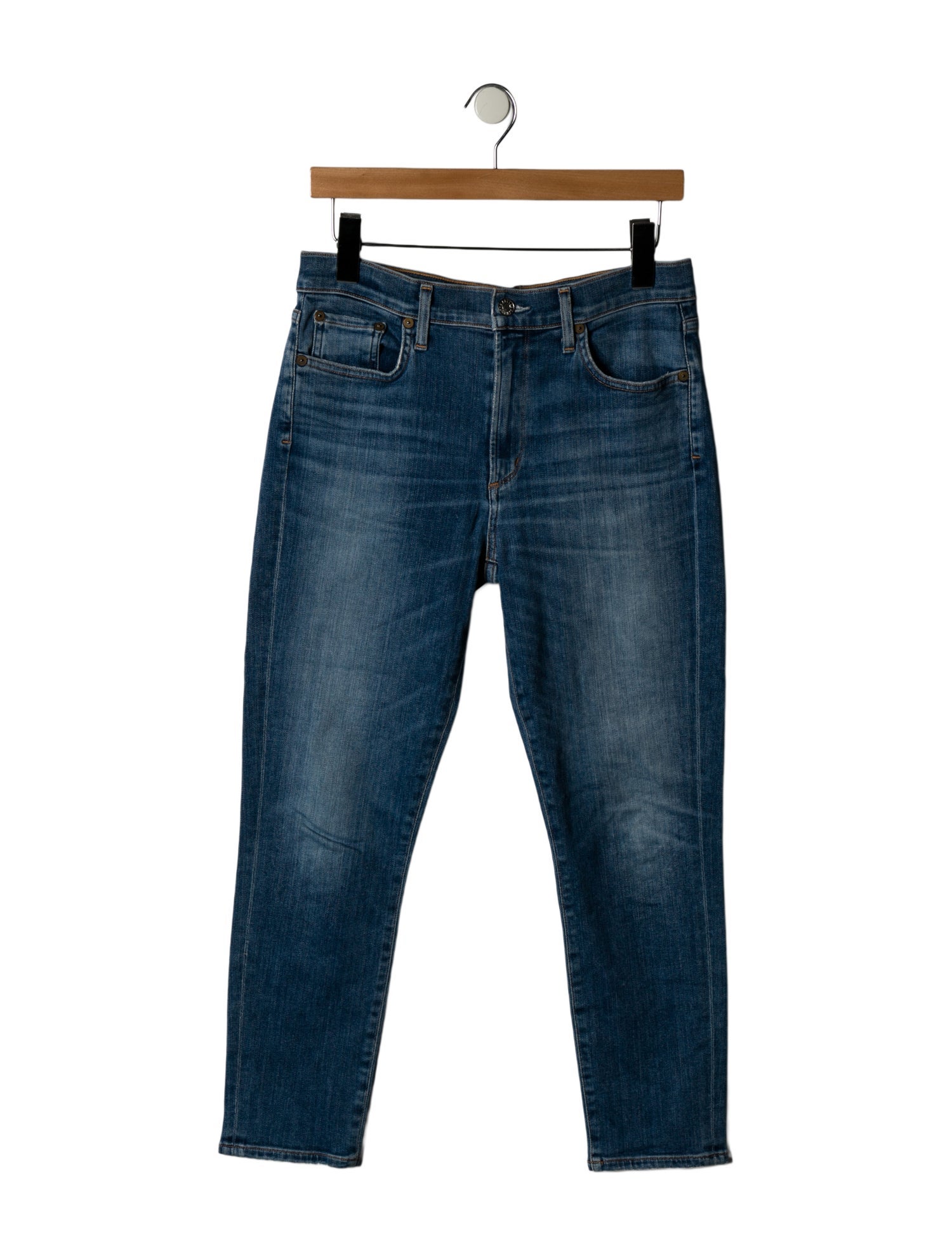 AGOLDE Mid-Rise Skinny Leg Jeans