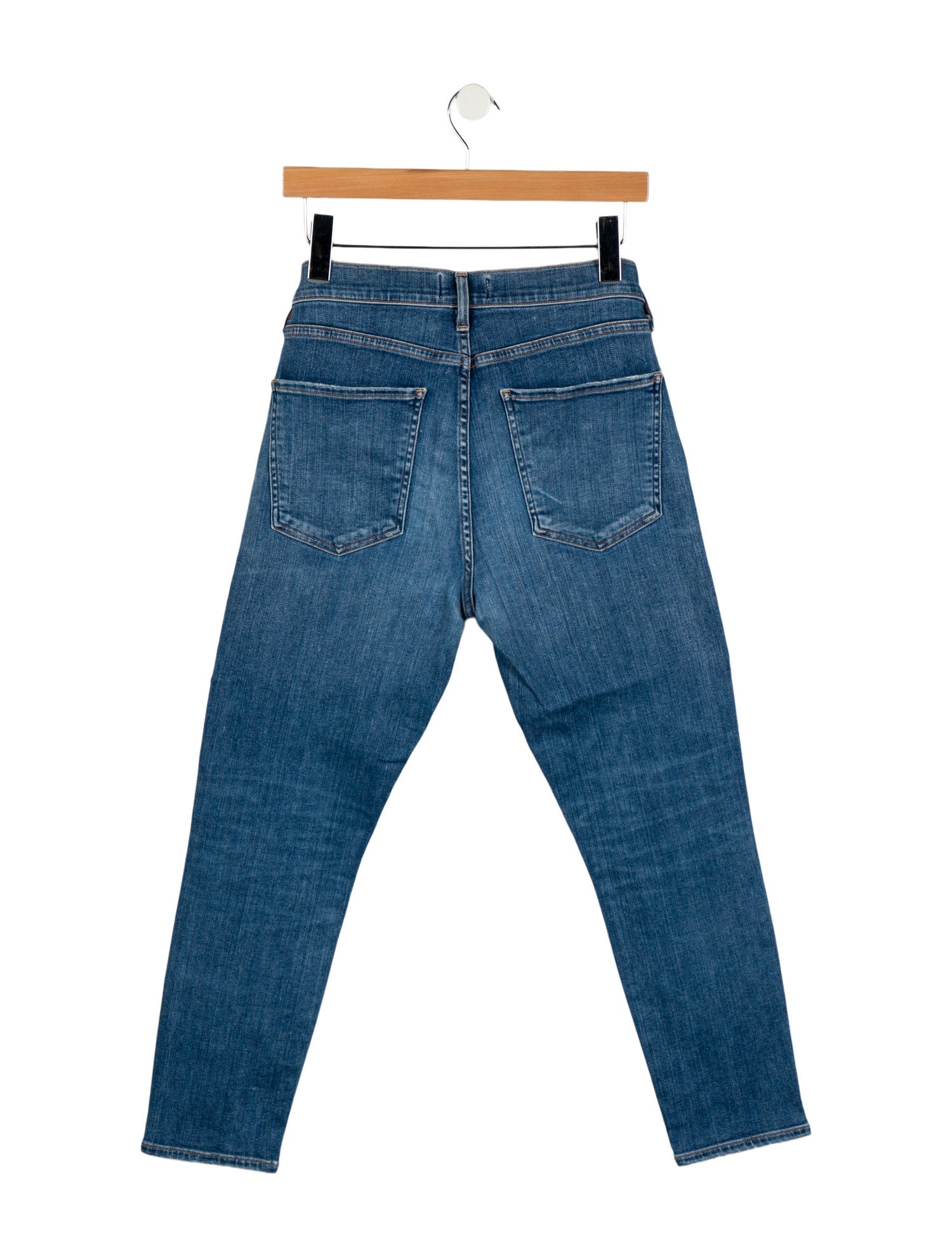 AGOLDE Mid-Rise Skinny Leg Jeans