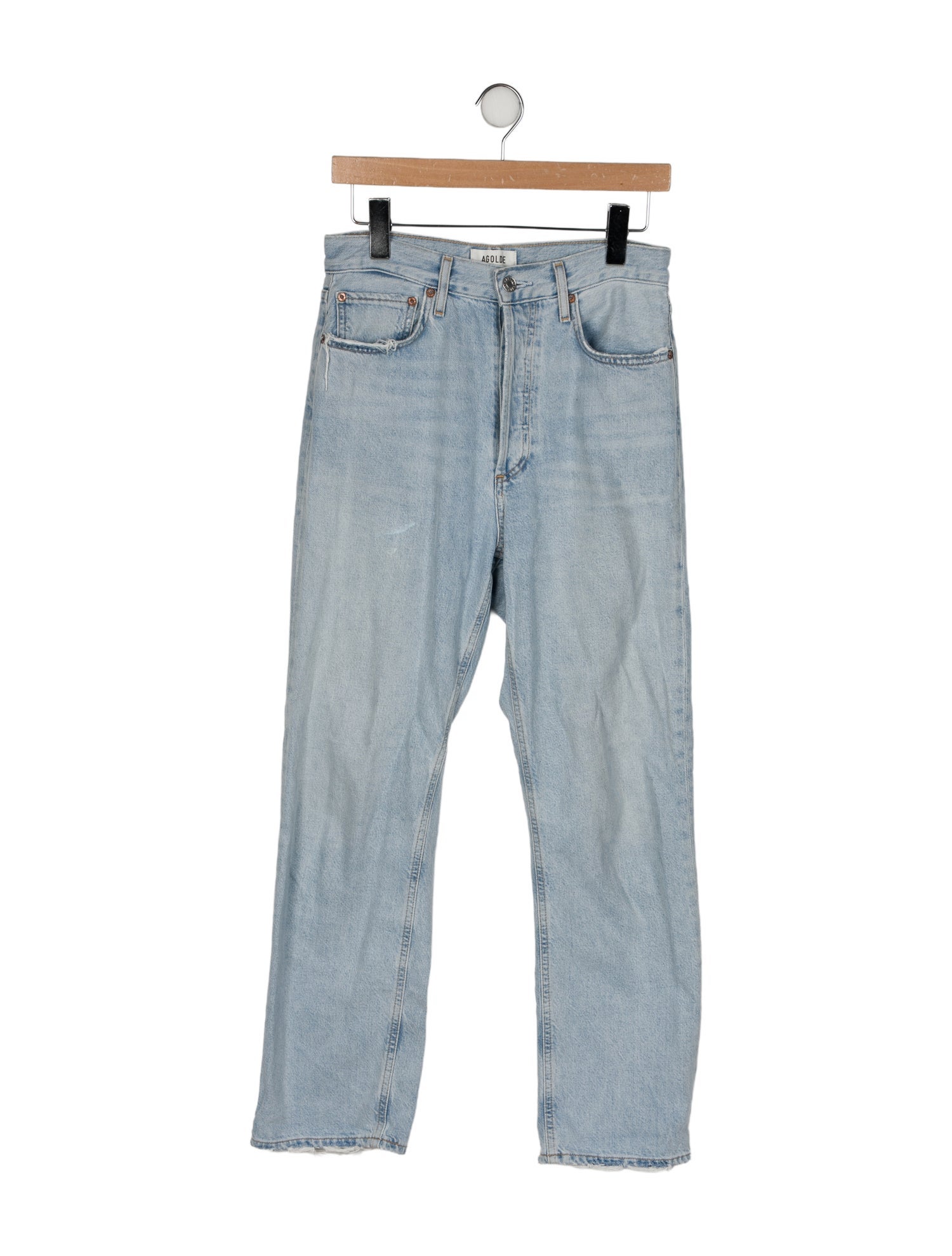 AGOLDE High-Rise Straight Leg Jeans