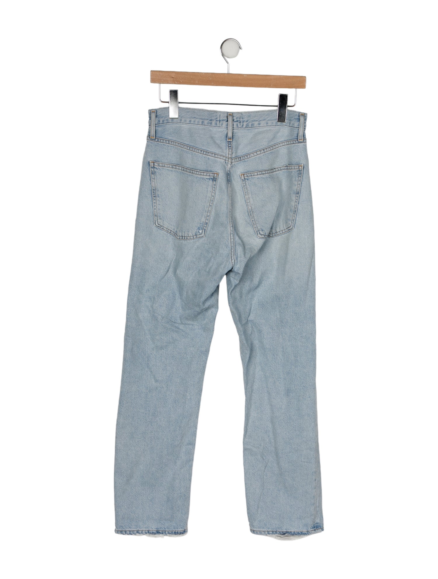 AGOLDE High-Rise Straight Leg Jeans