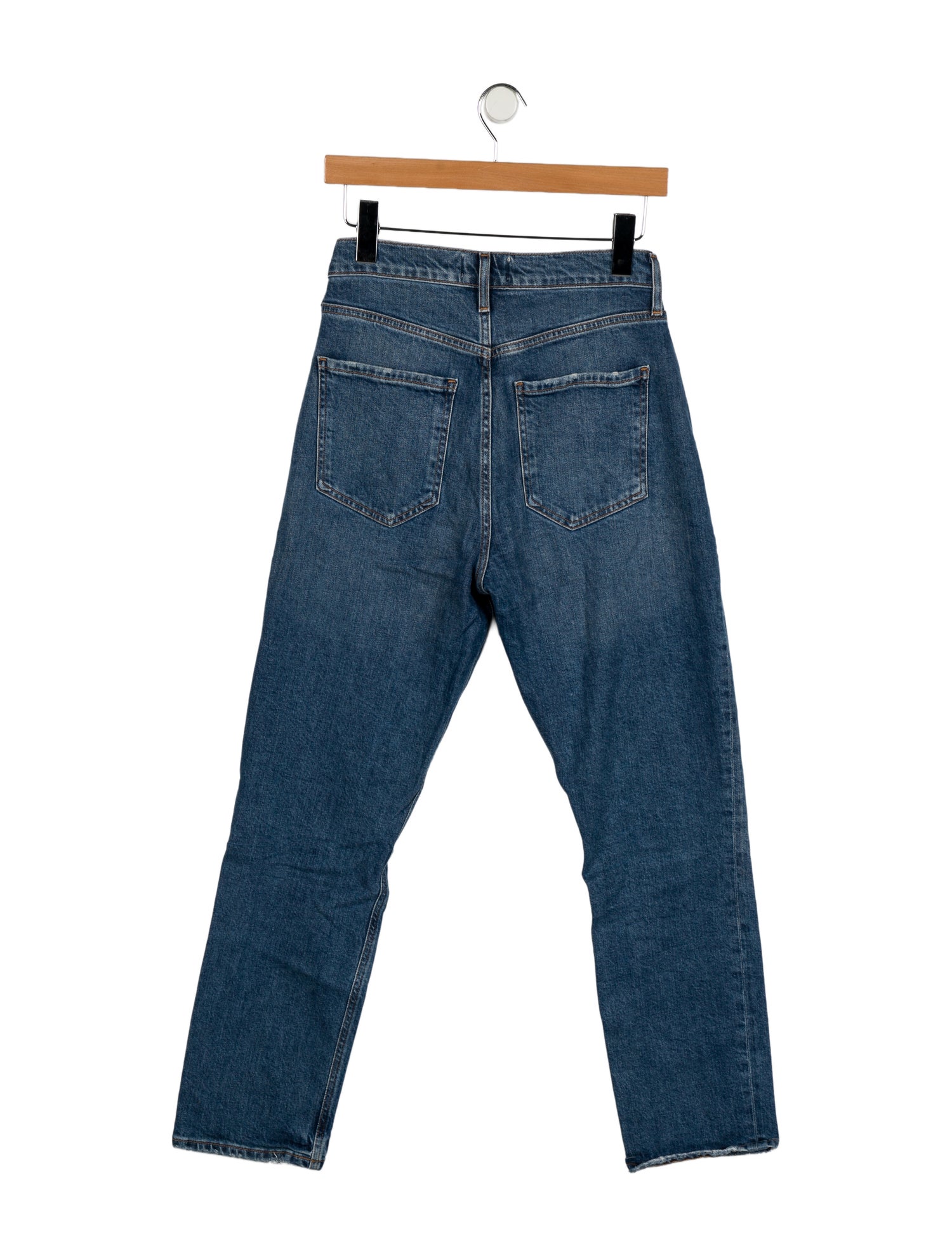 AGOLDE High-Rise Straight Leg Jeans