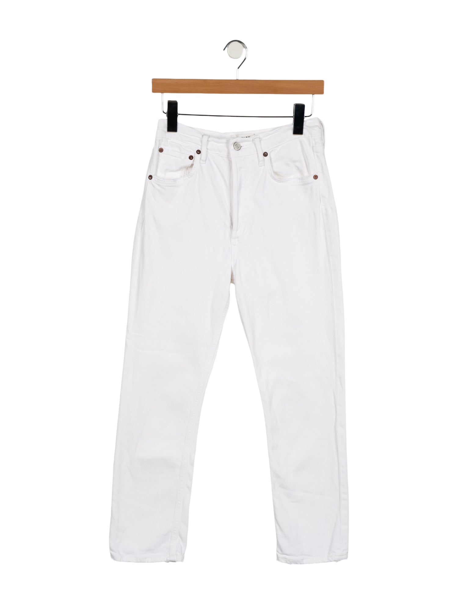 AGOLDE High-Rise Straight Leg Jeans