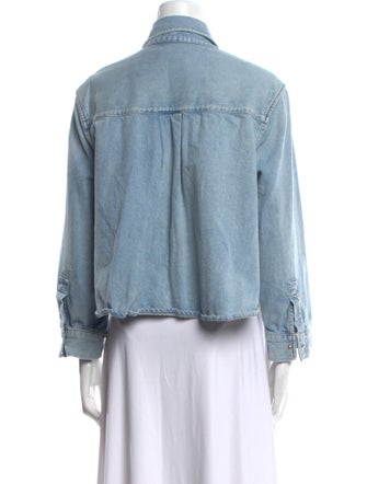 AGOLDE Long Sleeve Button-Up Top