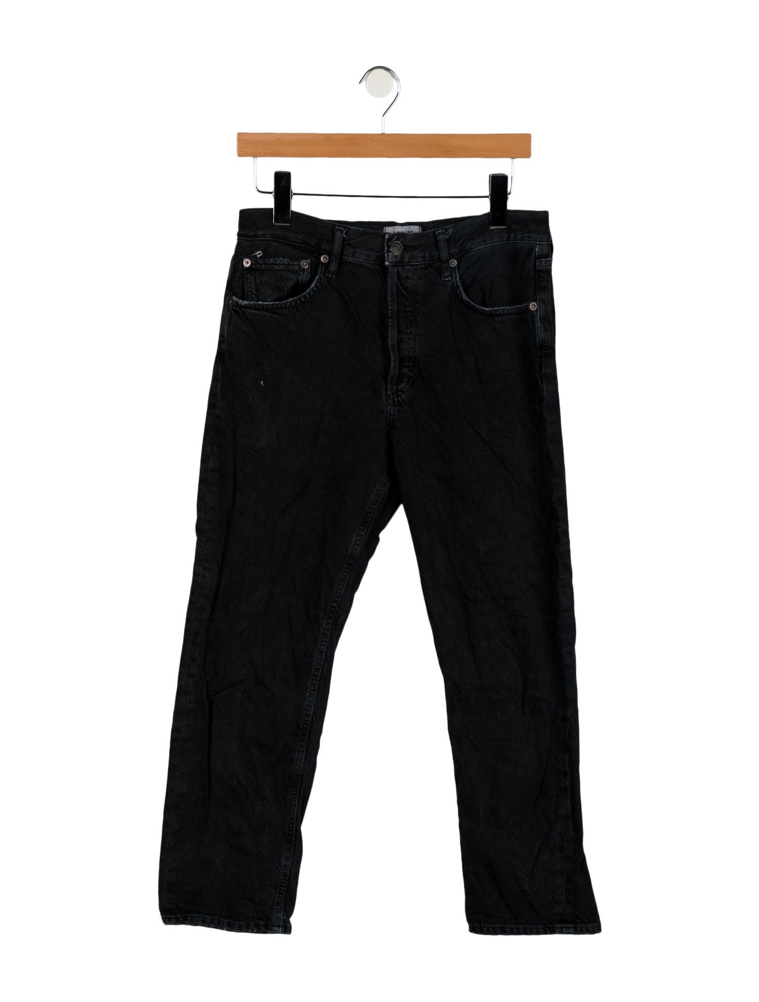 AGOLDE High-Rise Straight Leg Jeans