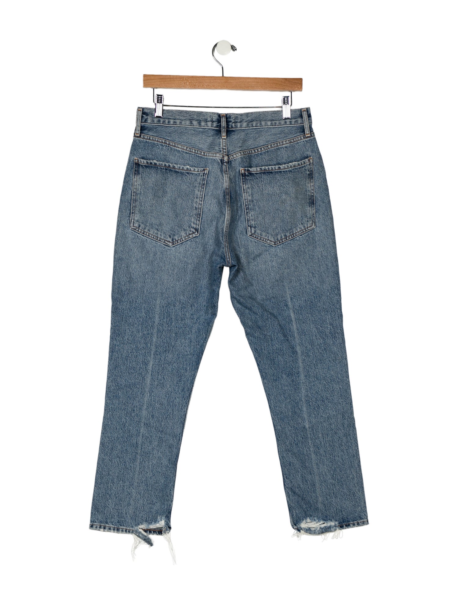 AGOLDE High-Rise Straight Leg Jeans