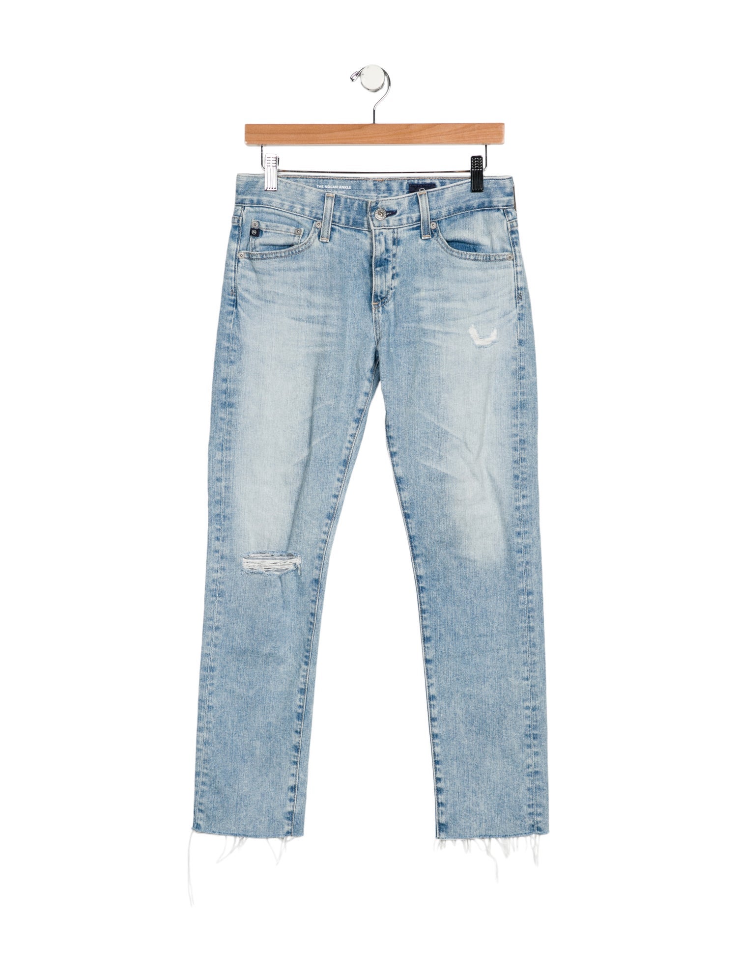 AGOLDE Mid-Rise Straight Leg Jeans