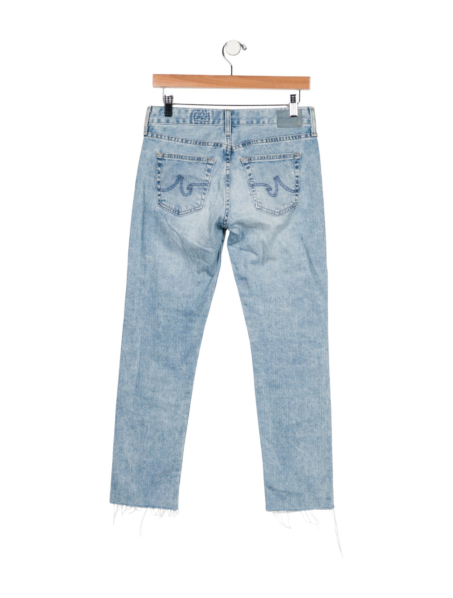 AGOLDE Mid-Rise Straight Leg Jeans