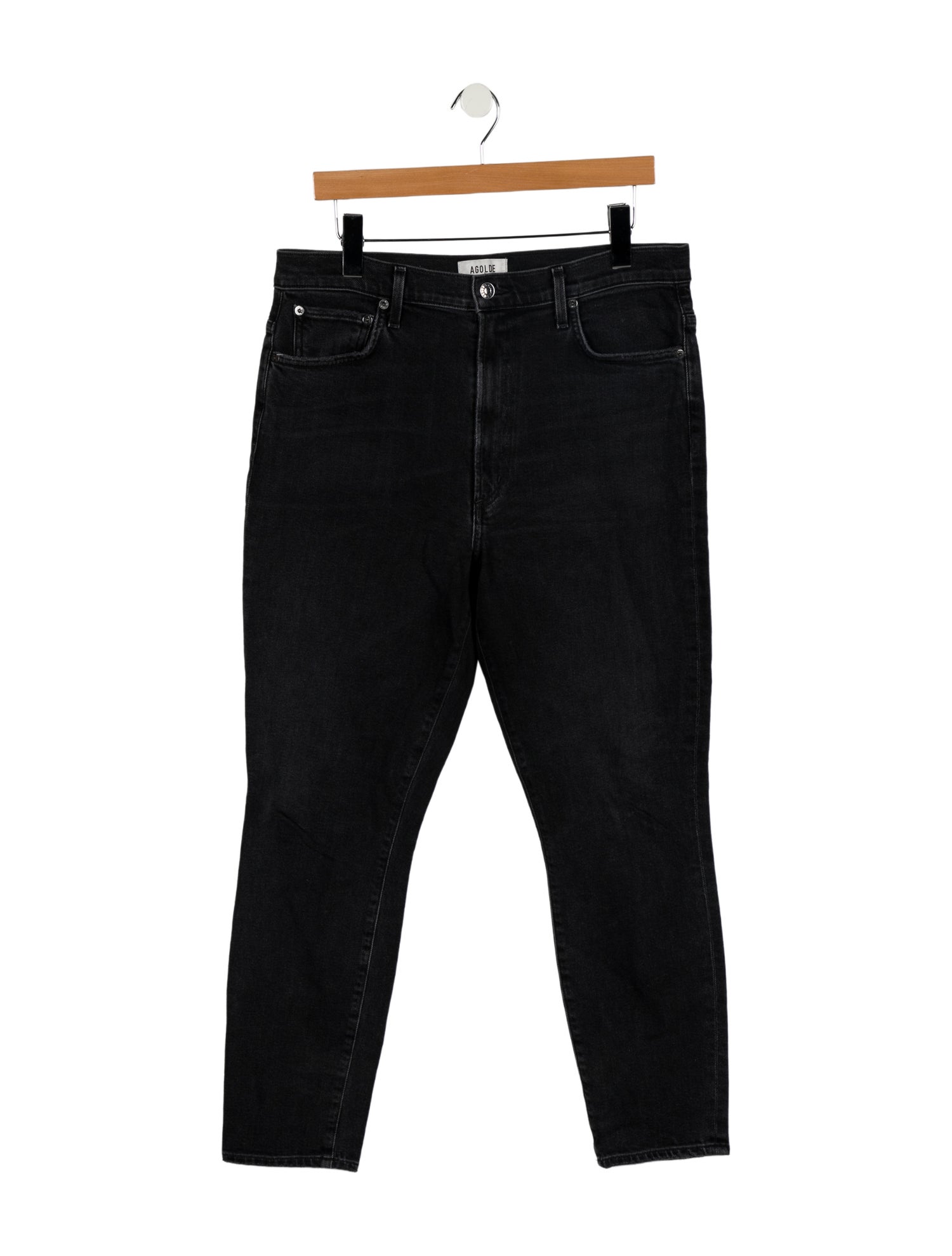 AGOLDE High-Rise Straight Leg Jeans