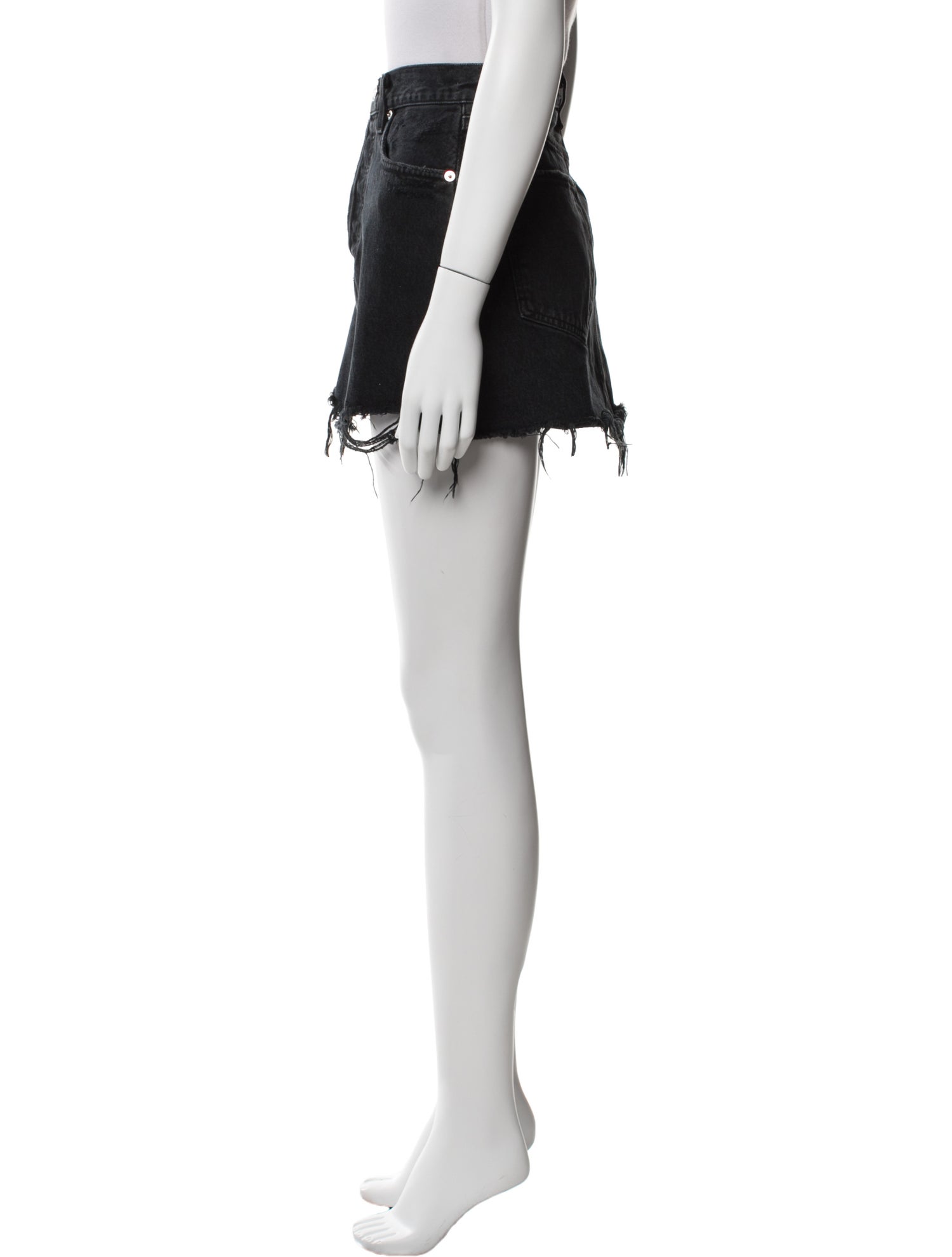 AGOLDE Distressed Accents Mini Skirt