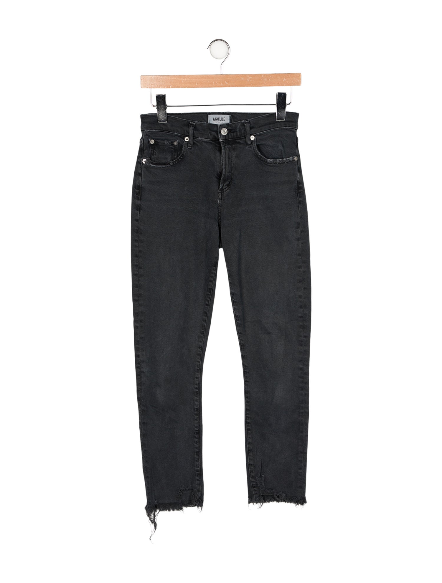 AGOLDE Mid-Rise Skinny Leg Jeans