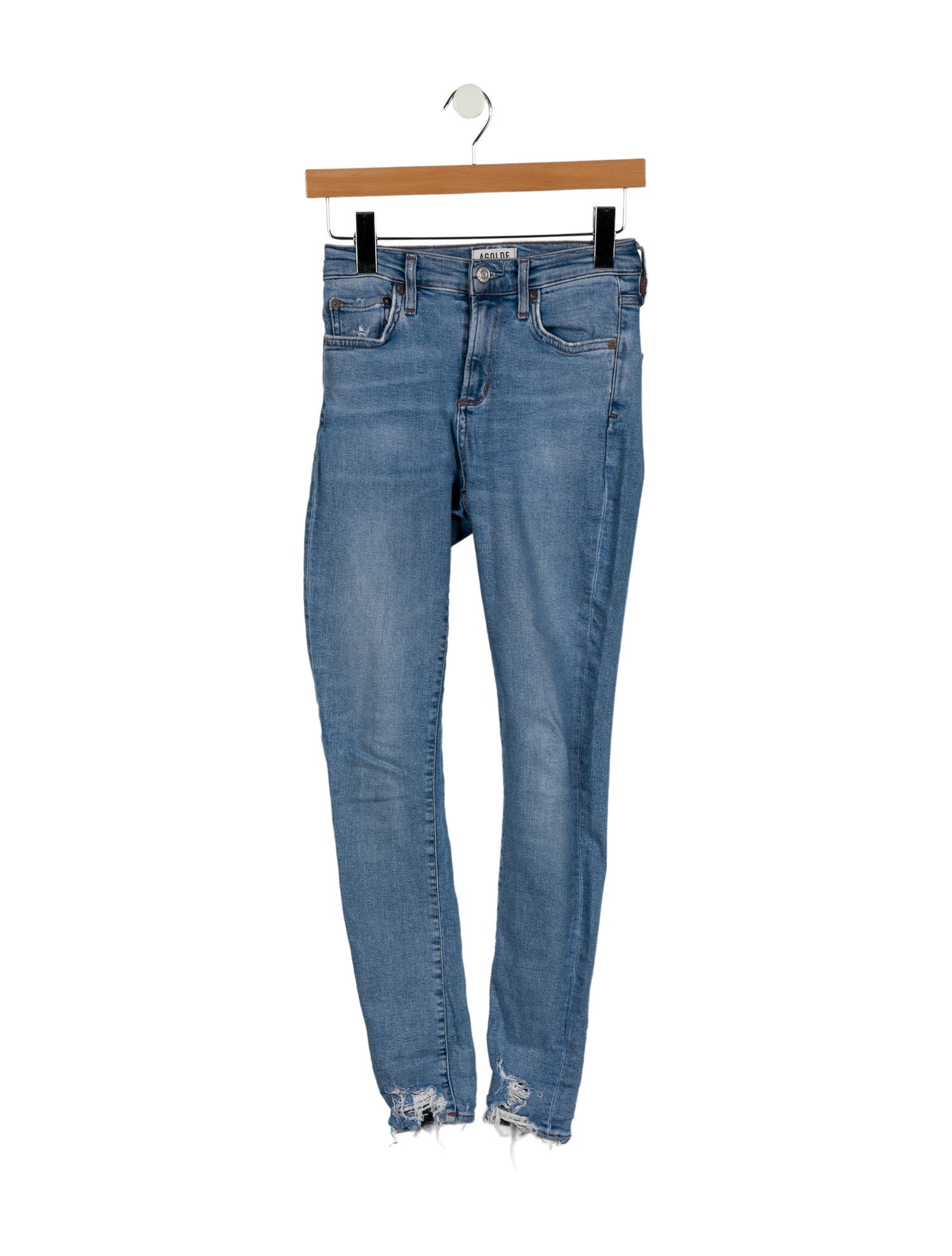 AGOLDE High-Rise Skinny Leg Jeans