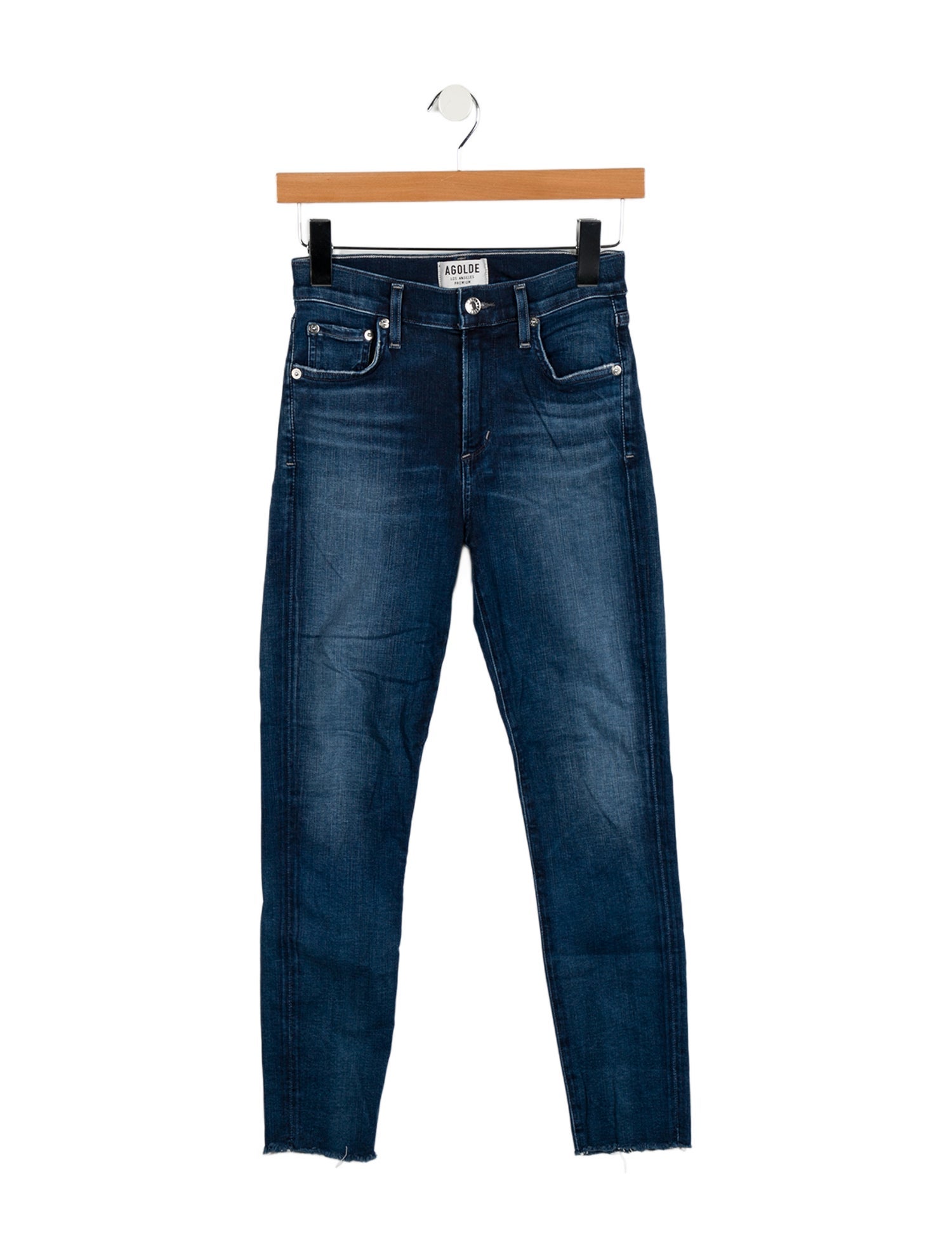 AGOLDE Mid-Rise Skinny Leg Jeans