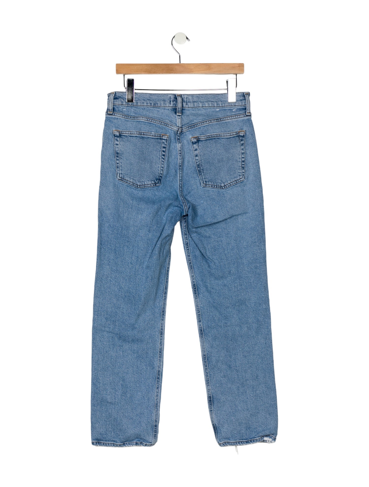 AGOLDE High-Rise Straight Leg Jeans