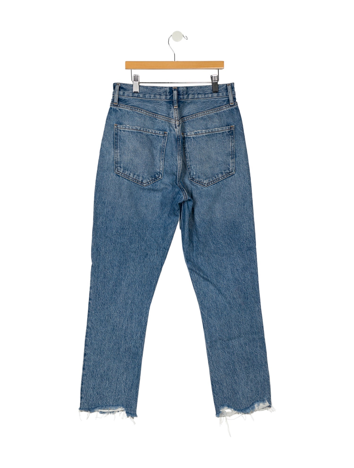 AGOLDE High-Rise Straight Leg Jeans