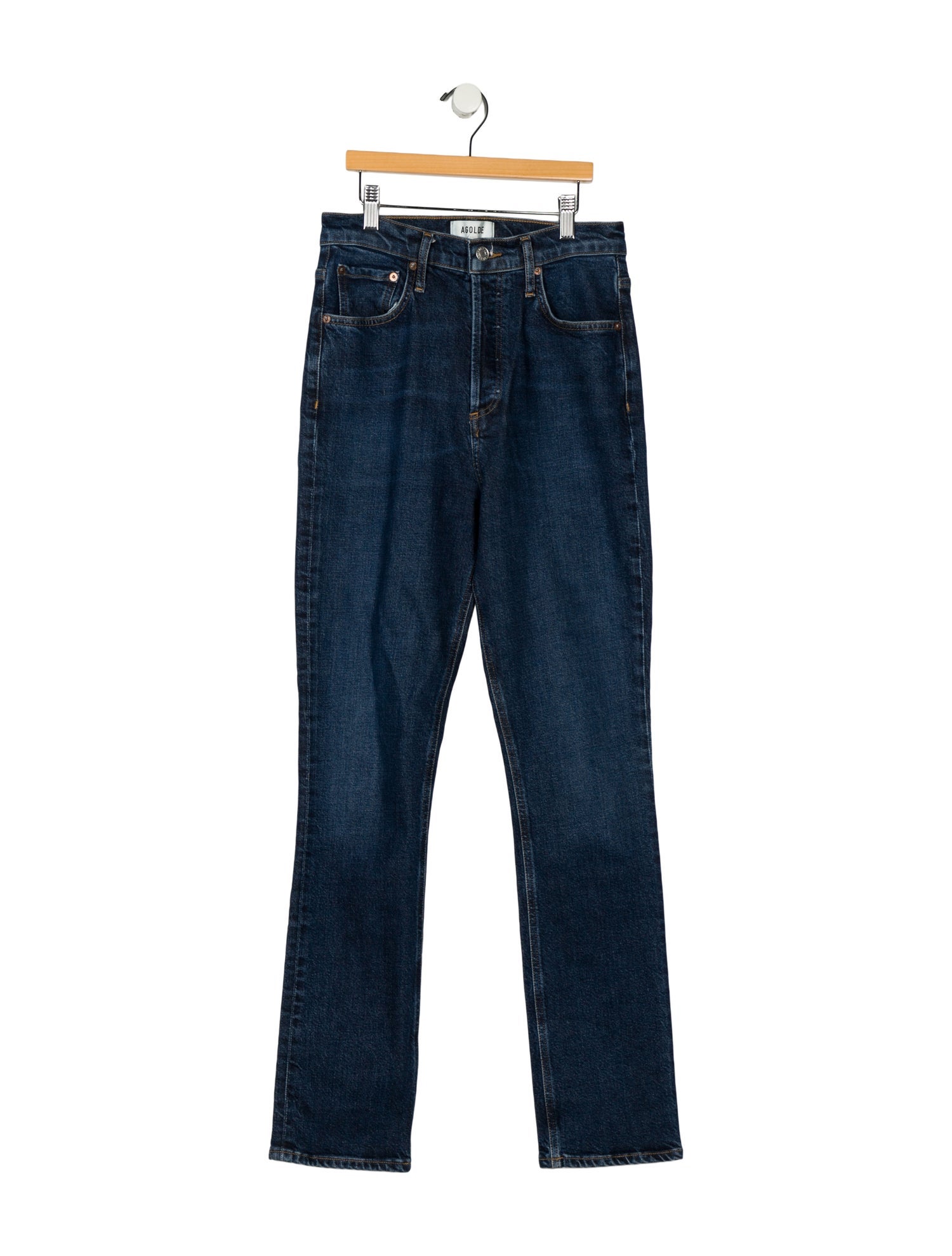 AGOLDE High-Rise Straight Leg Jeans