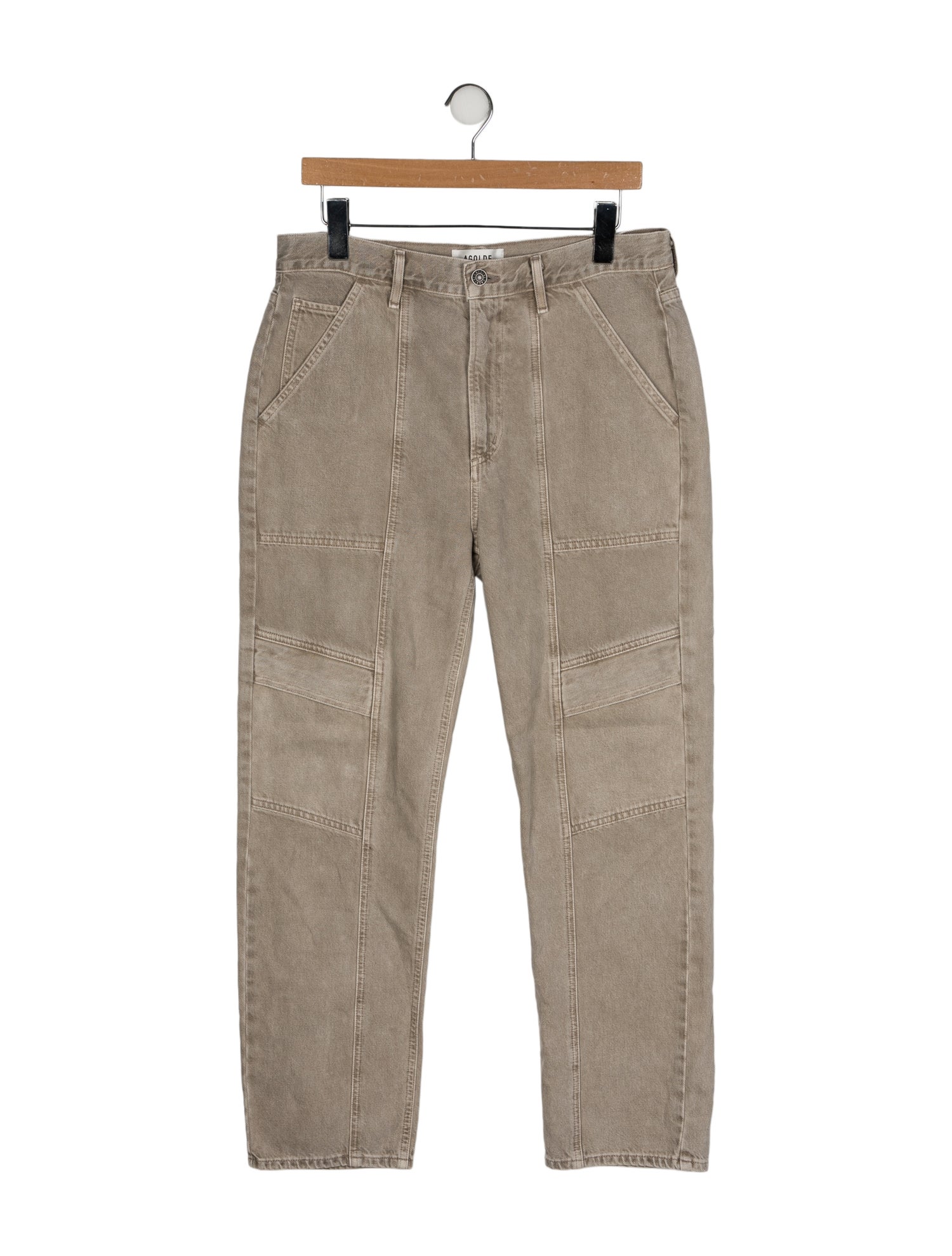 AGOLDE High-Rise Straight Leg Jeans