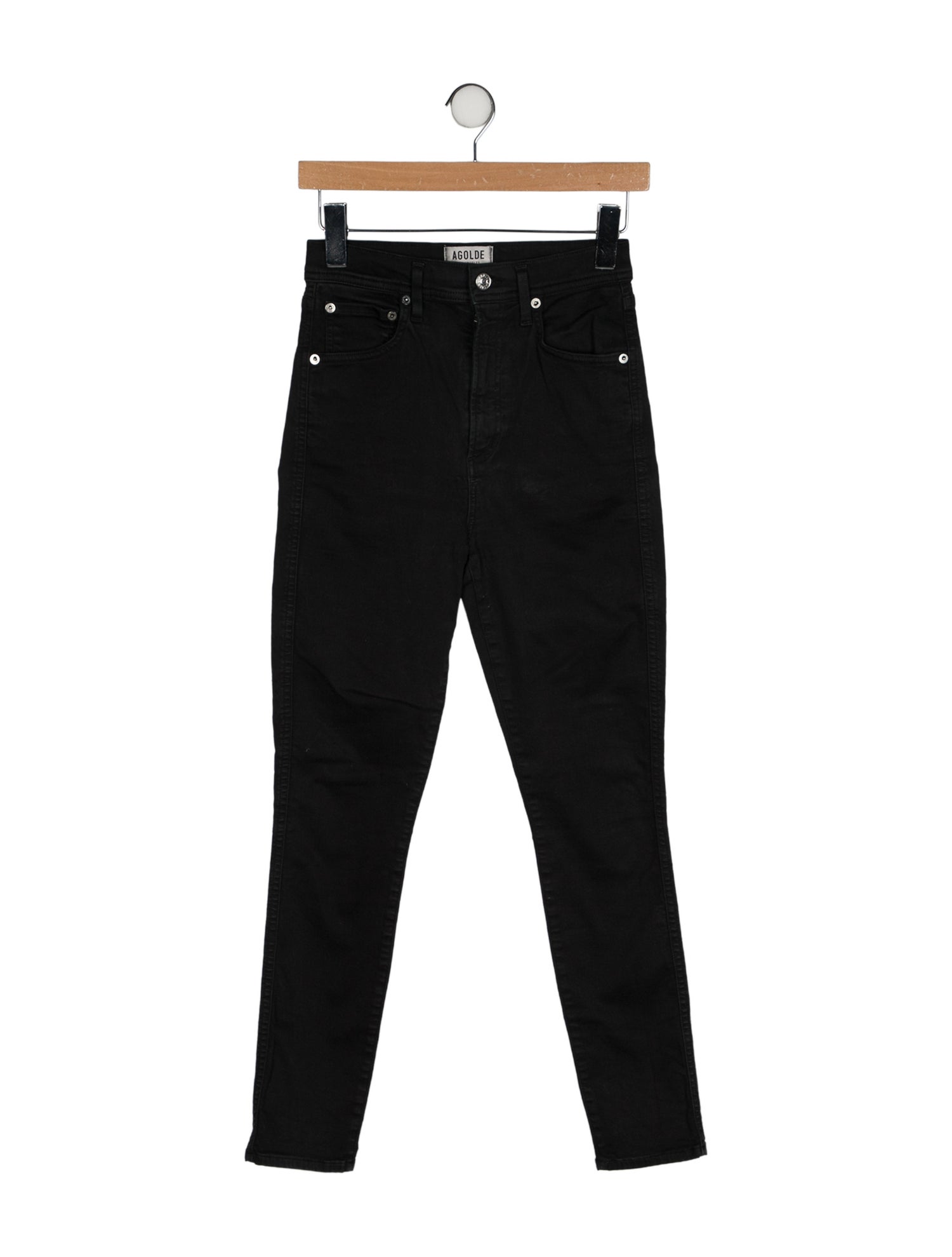 AGOLDE Mid-Rise Skinny Leg Jeans