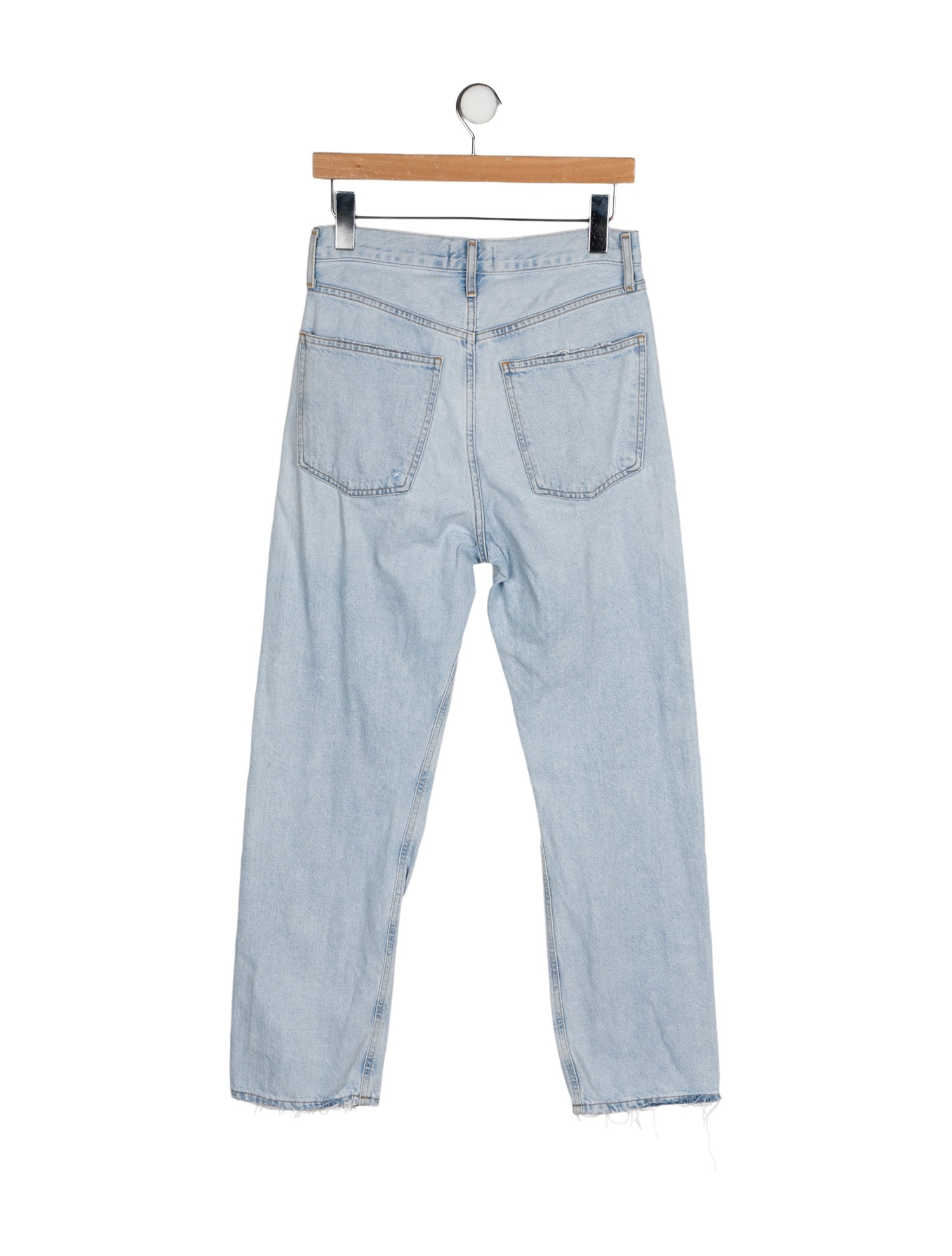 AGOLDE High-Rise Straight Leg Jeans