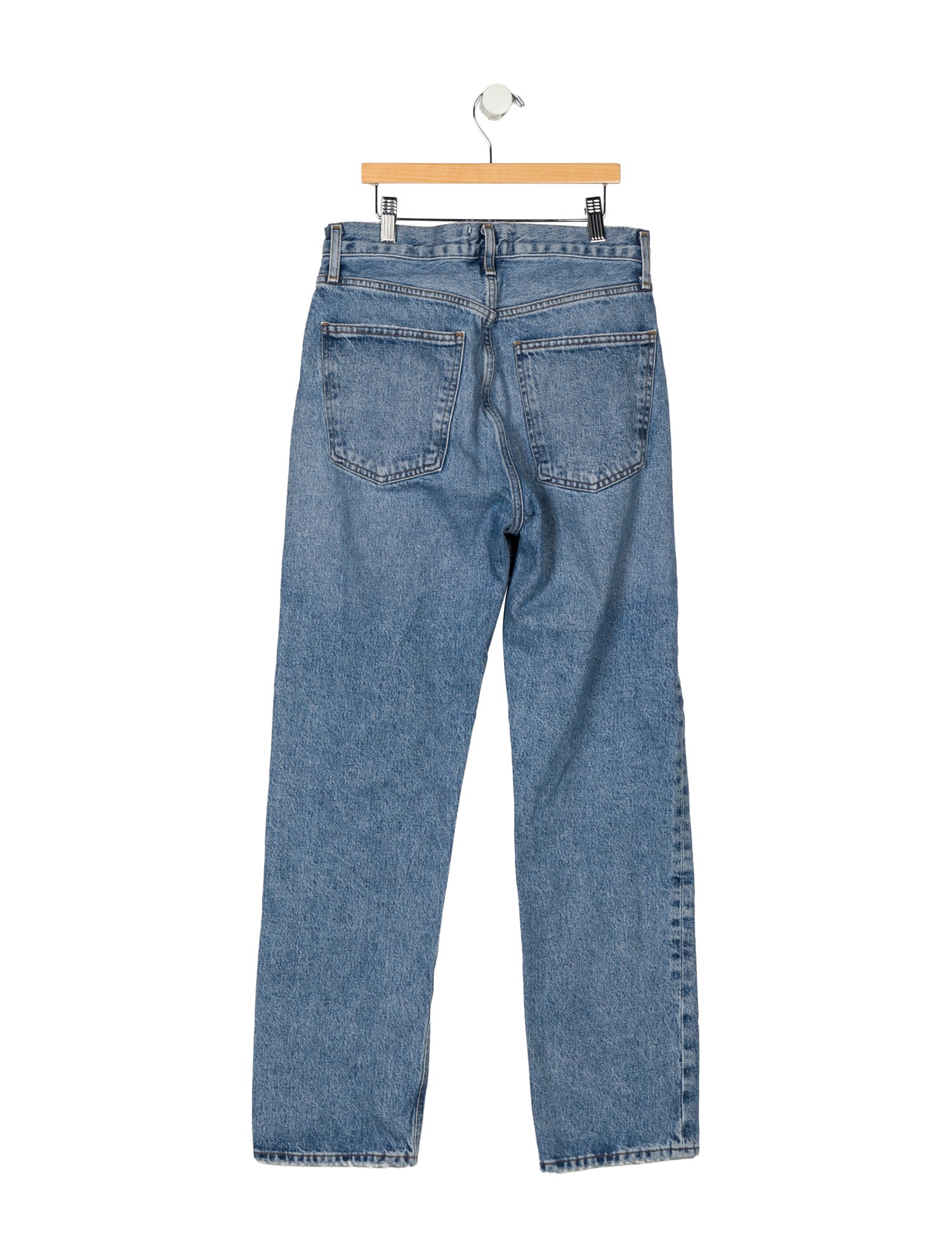 AGOLDE High-Rise Straight Leg Jeans