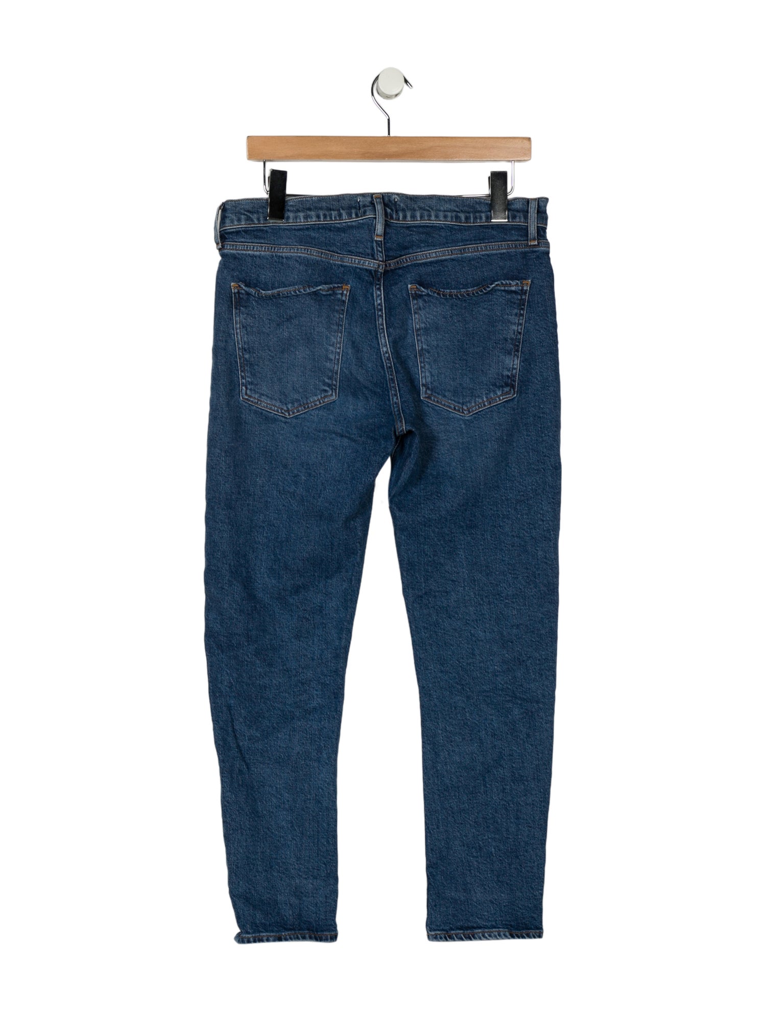 AGOLDE Mid-Rise Straight Leg Jeans