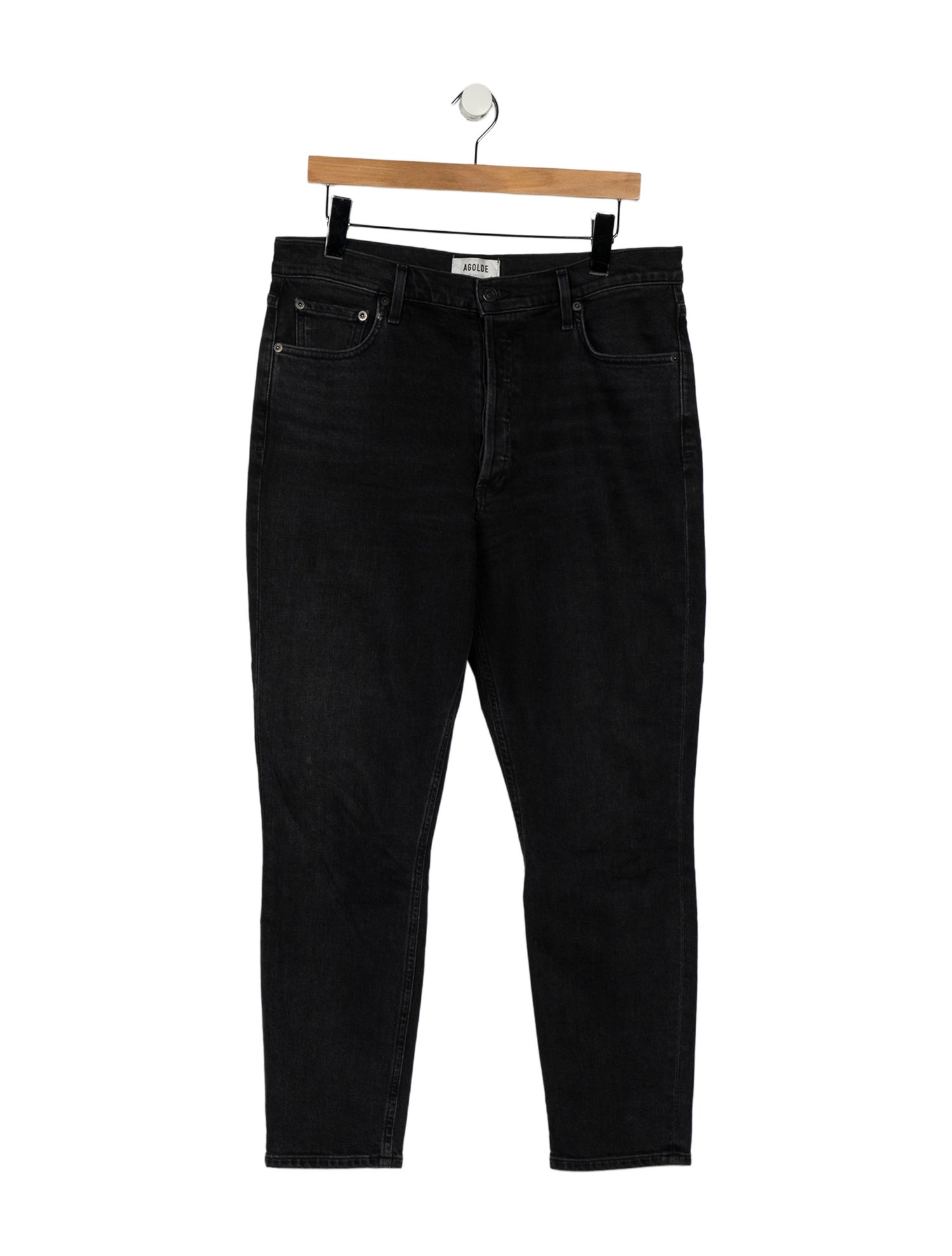AGOLDE High-Rise Straight Leg Jeans