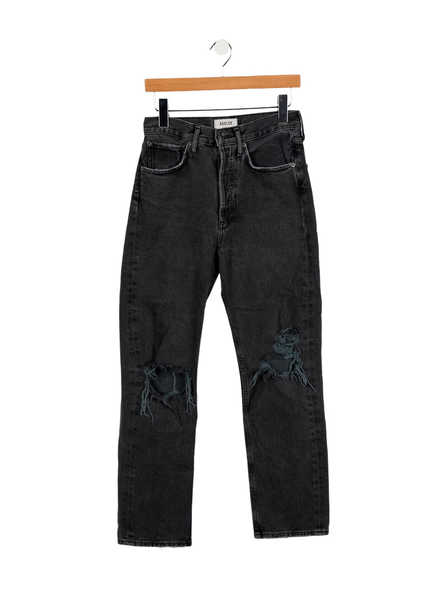 AGOLDE High-Rise Straight Leg Jeans