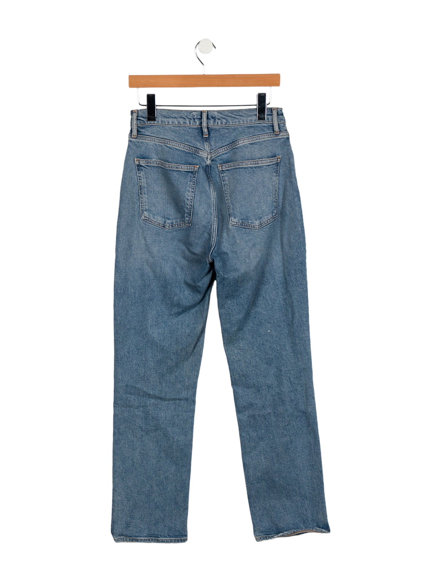 AGOLDE High-Rise Straight Leg Jeans