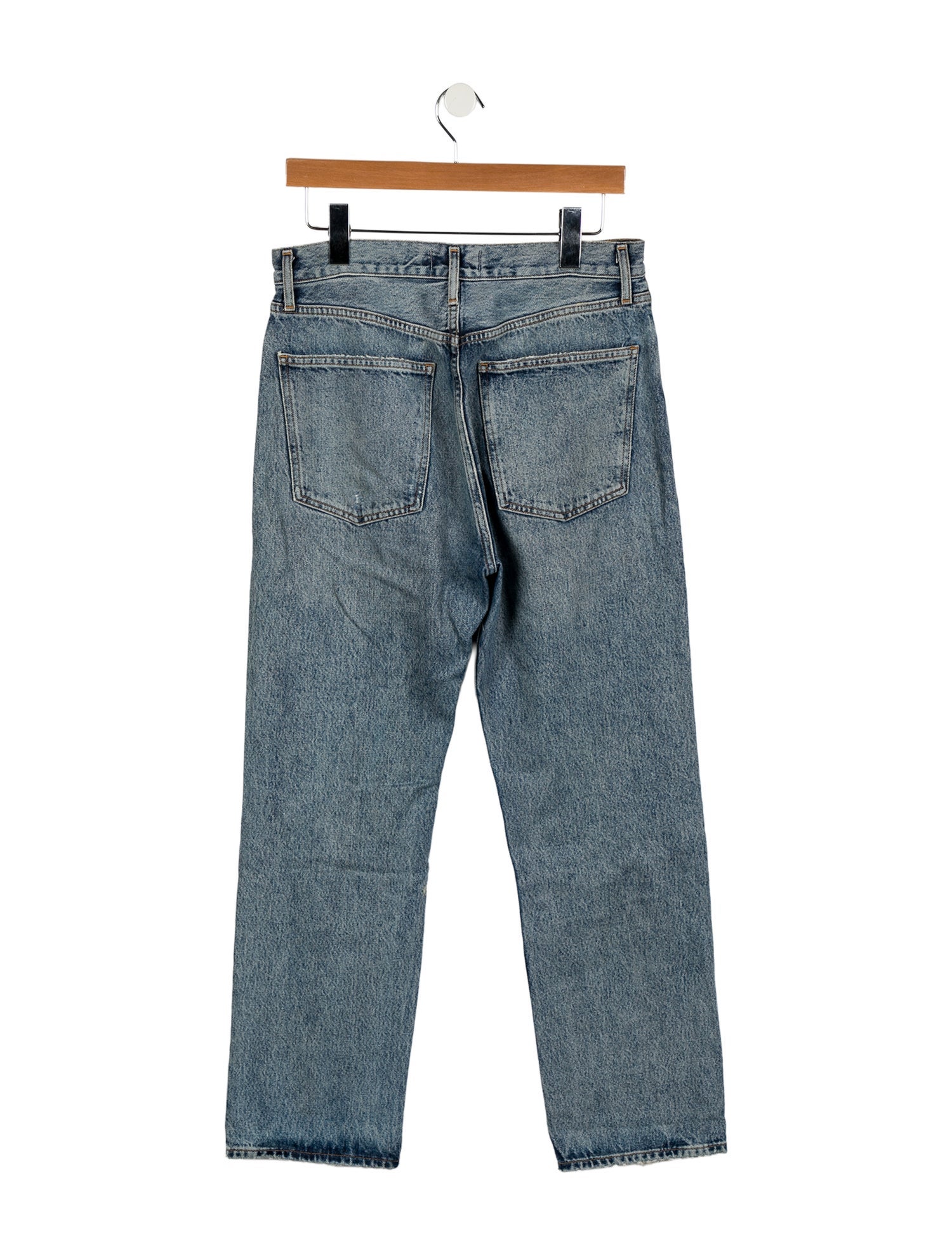 AGOLDE High-Rise Straight Leg Jeans