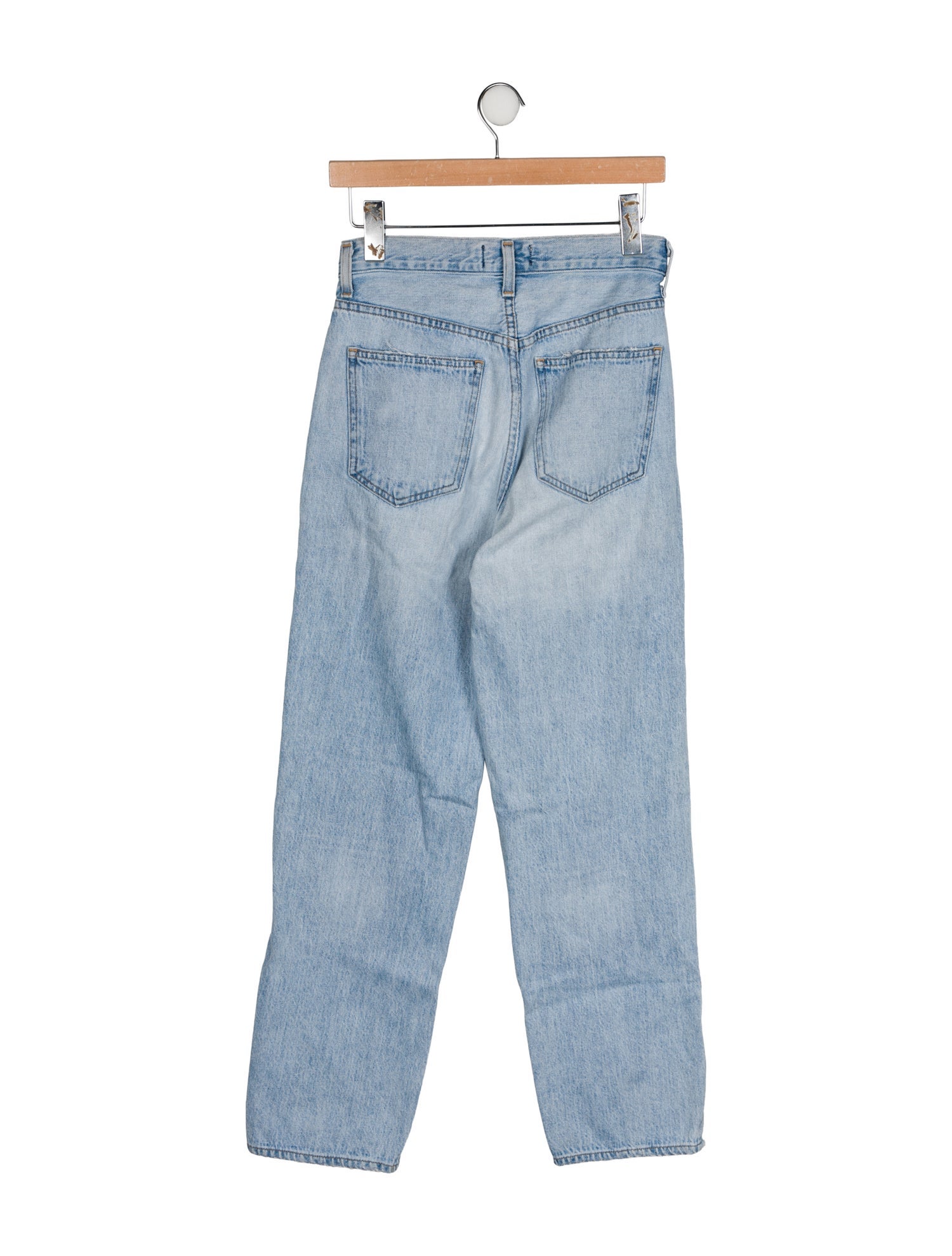 AGOLDE High-Rise Straight Leg Jeans