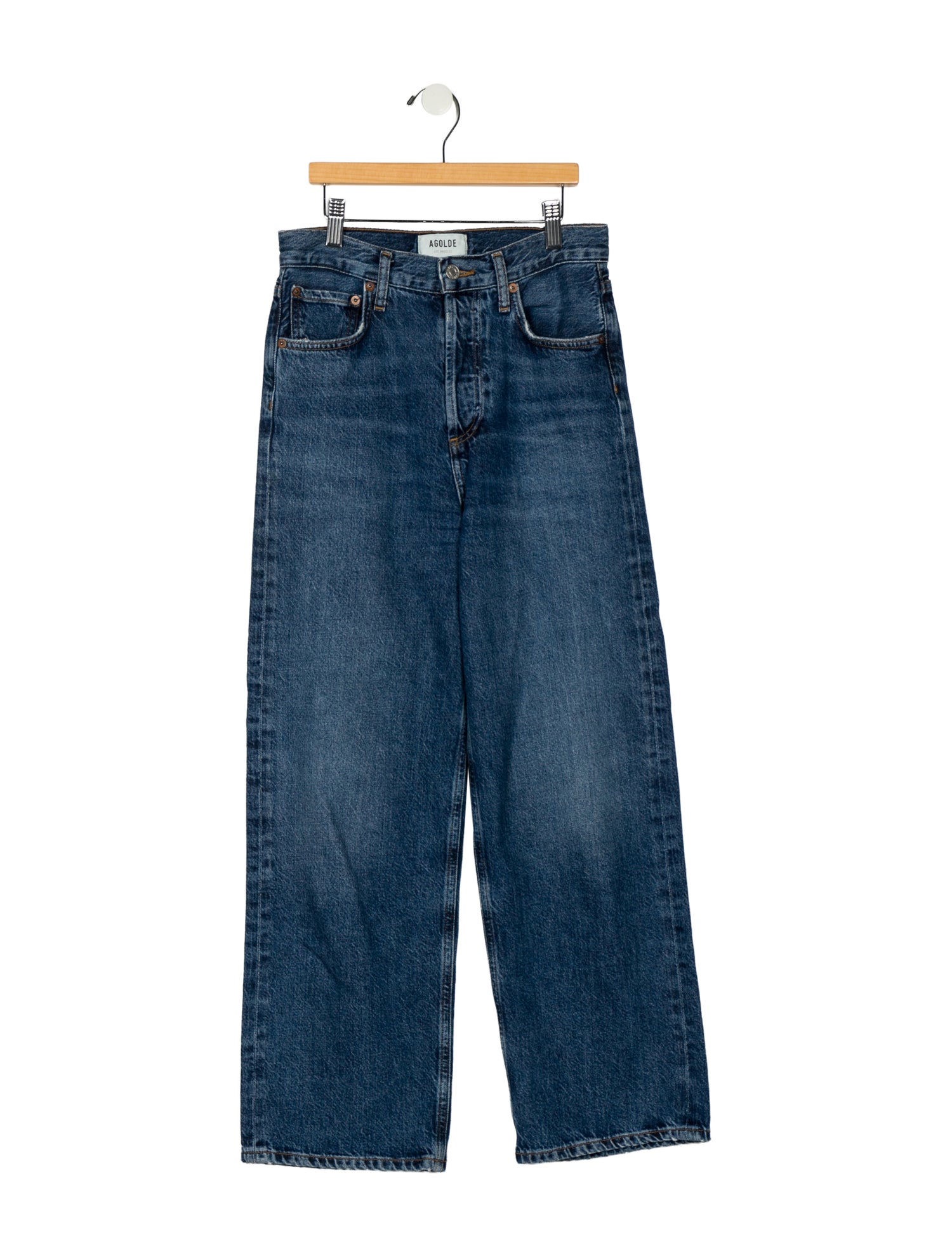 AGOLDE High-Rise Straight Leg Jeans